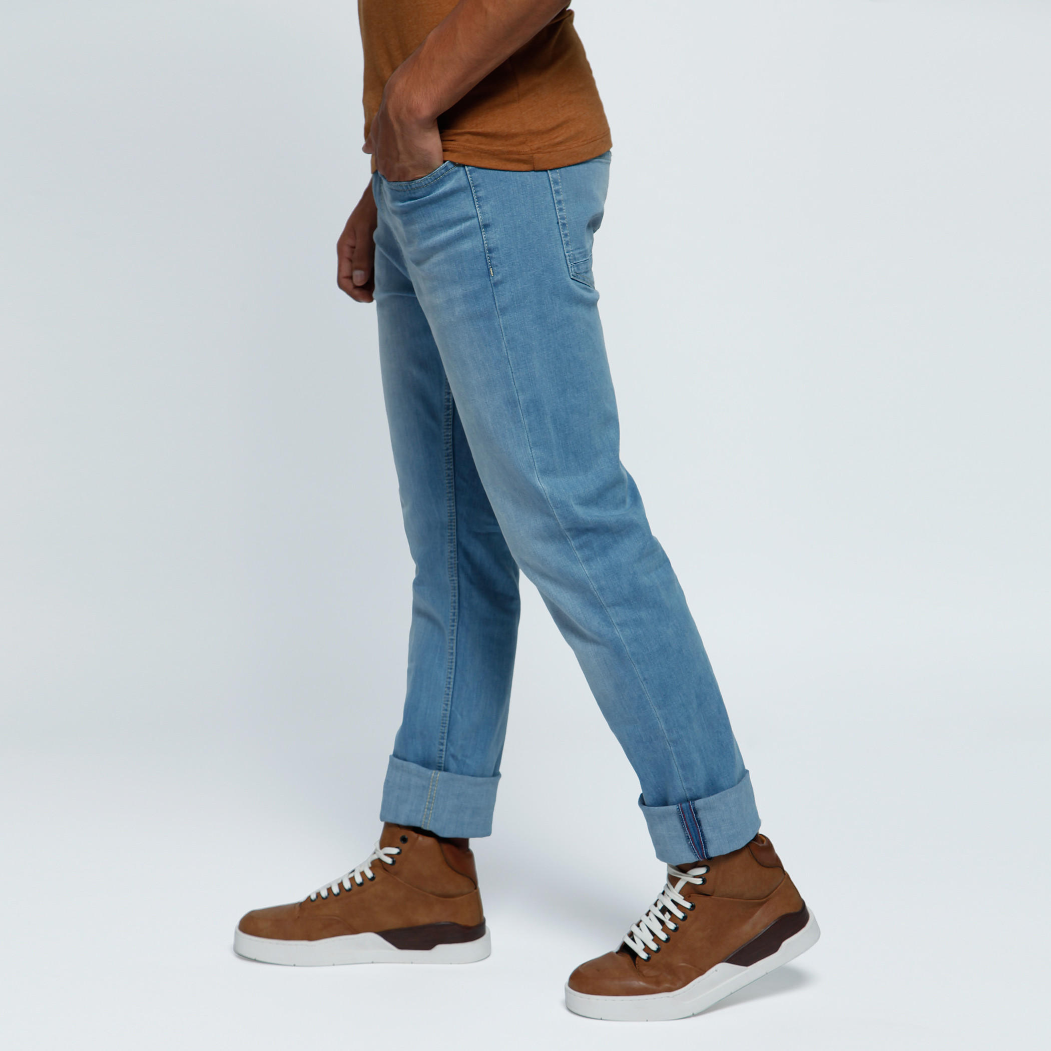 Lee Cooper Full Length Denim Pants with Button Closure-men-clothing-bottoms-jeans-image-3
