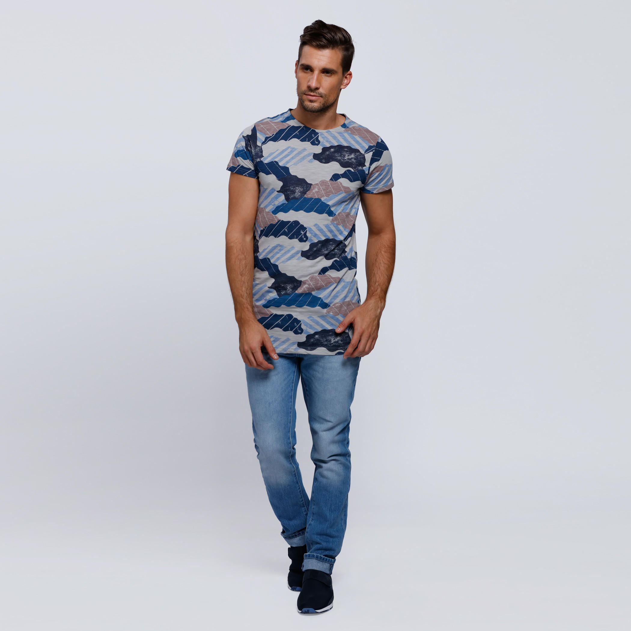 Printed T-Shirt with Short Sleeves-men-clothing-tshirtsandpolos-tshirts-image-5