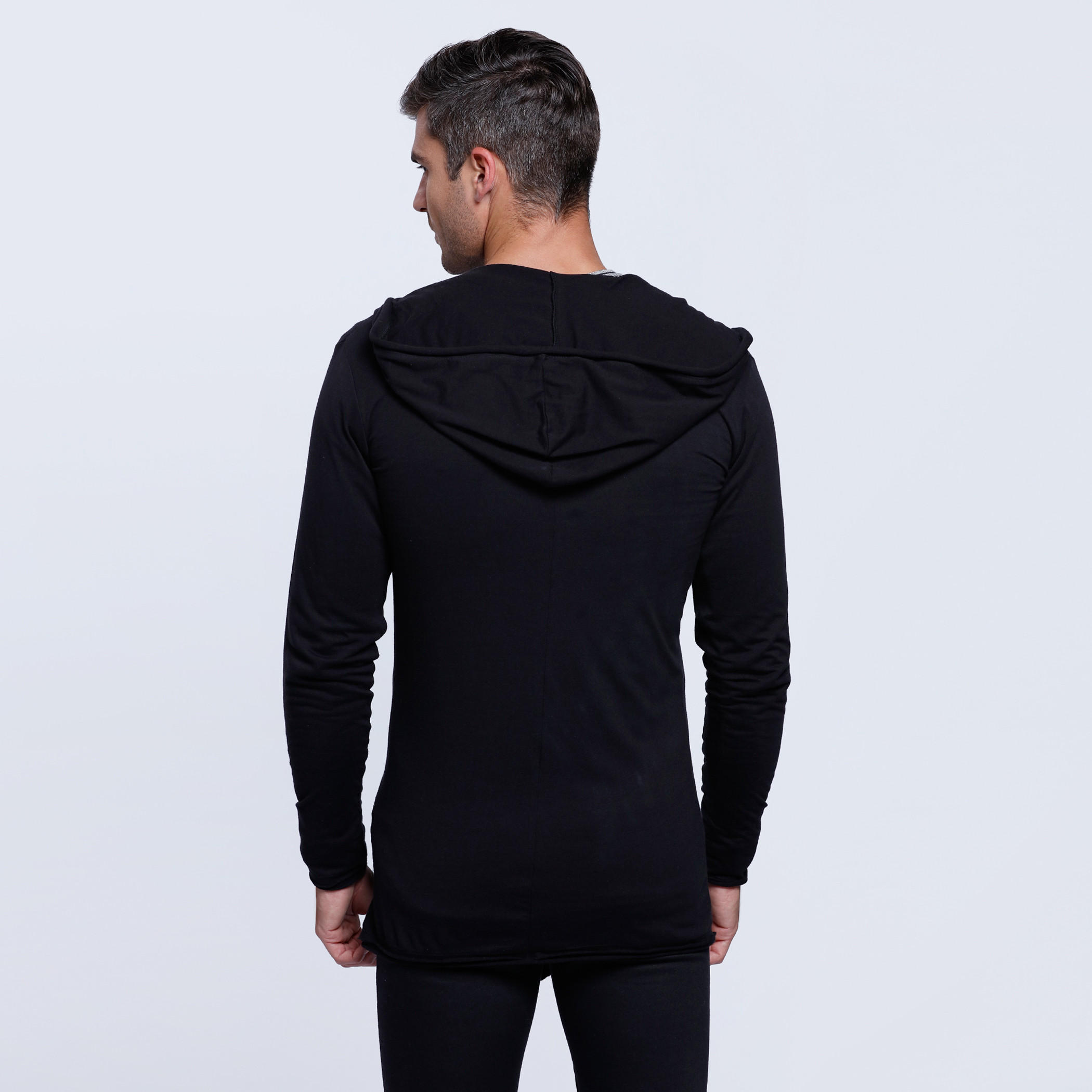 Lee Cooper Biker Waterfall Jacket with Long Sleeves-men-clothing-jacketsandblazers-jackets-image-2