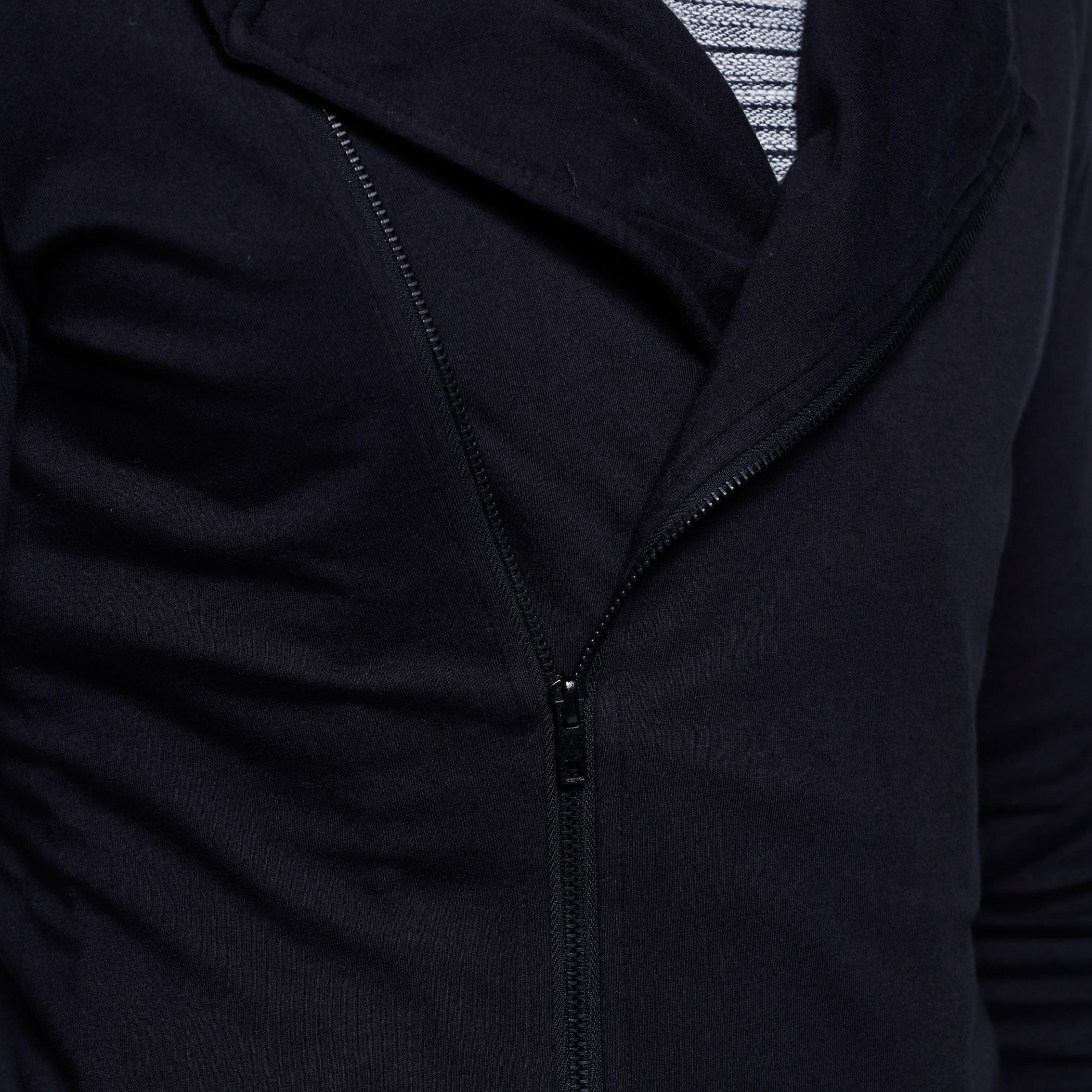 Lee Cooper Biker Waterfall Jacket with Long Sleeves-men-clothing-jacketsandblazers-jackets-image-4