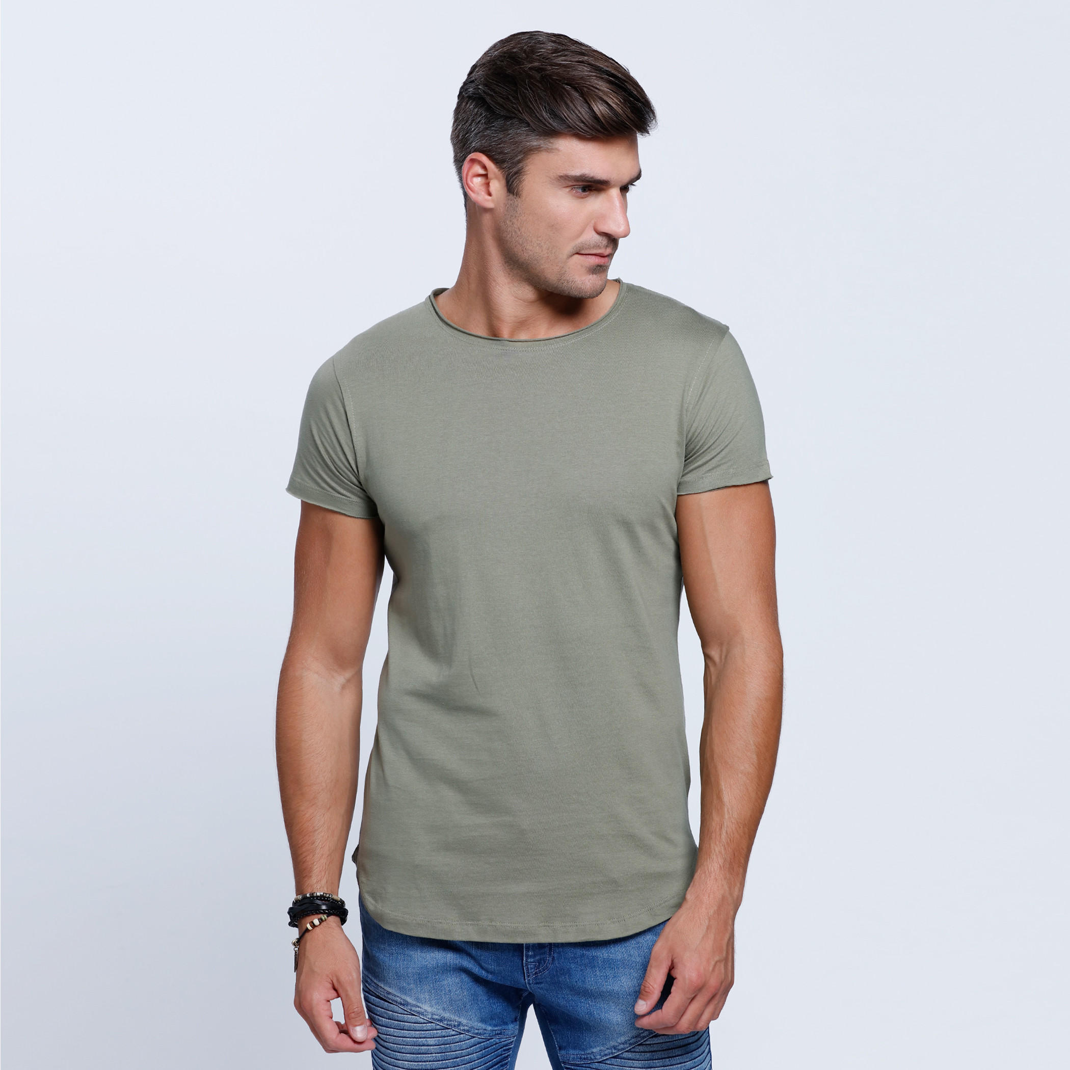 Lee Cooper Crew Neck T-Shirt with Short Sleeves-men-clothing-tshirtsandpolos-tshirts-image-5