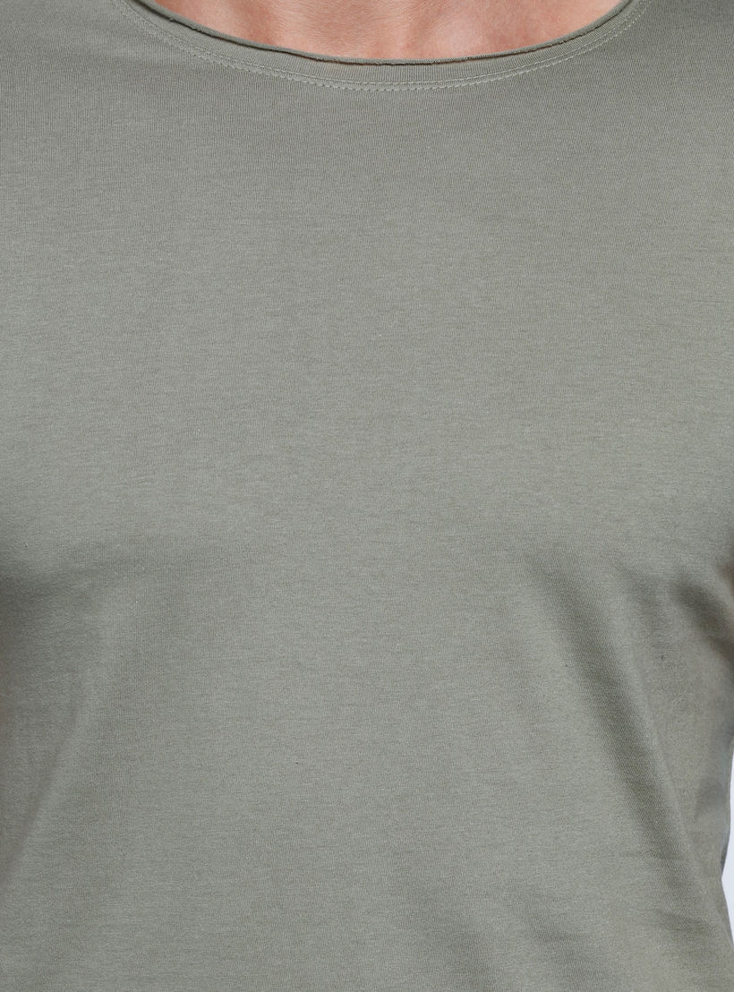 Lee Cooper Crew Neck T-Shirt with Short Sleeves-men-clothing-tshirtsandpolos-tshirts-image-2