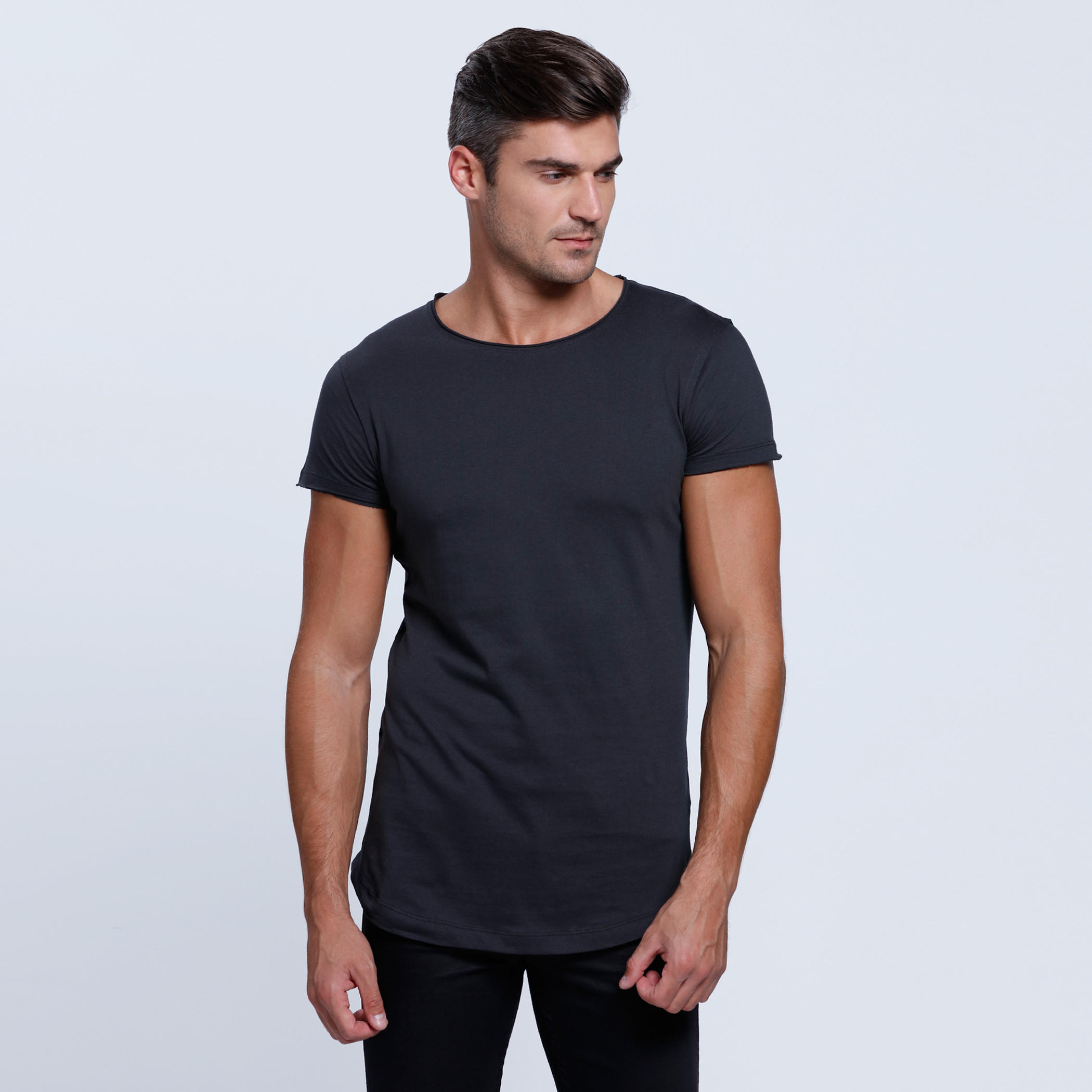Lee Cooper Crew Neck T-Shirt with Short Sleeves-men-clothing-tshirtsandpolos-tshirts-image-6