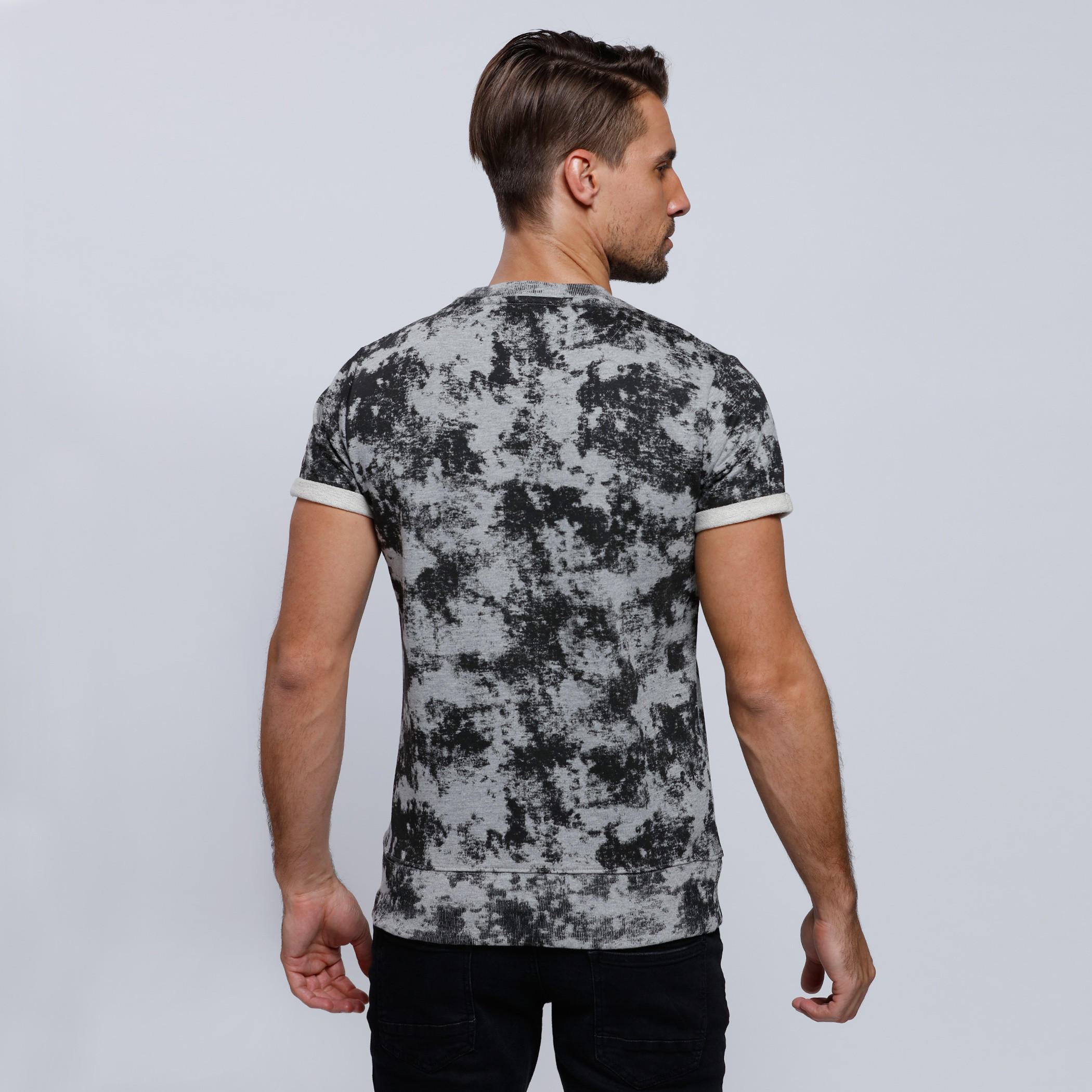 Lee Cooper Printed Short Sleeves T-Shirt with Round Neckline-men-clothing-tshirtsandpolos-tshirts-image-2