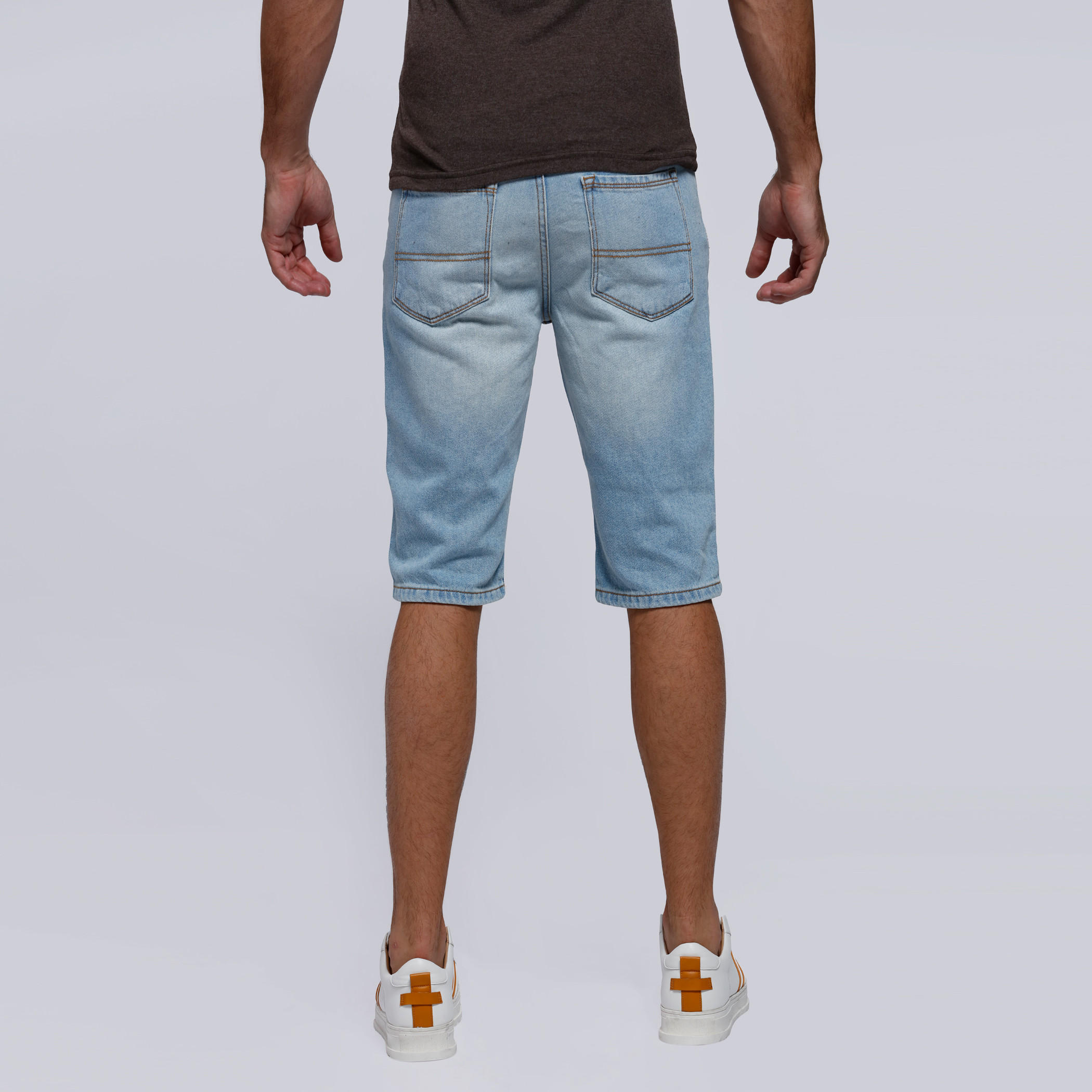 Lee Cooper Knee-Length Shorts with Button Closure-men-clothing-bottoms-shorts-image-2