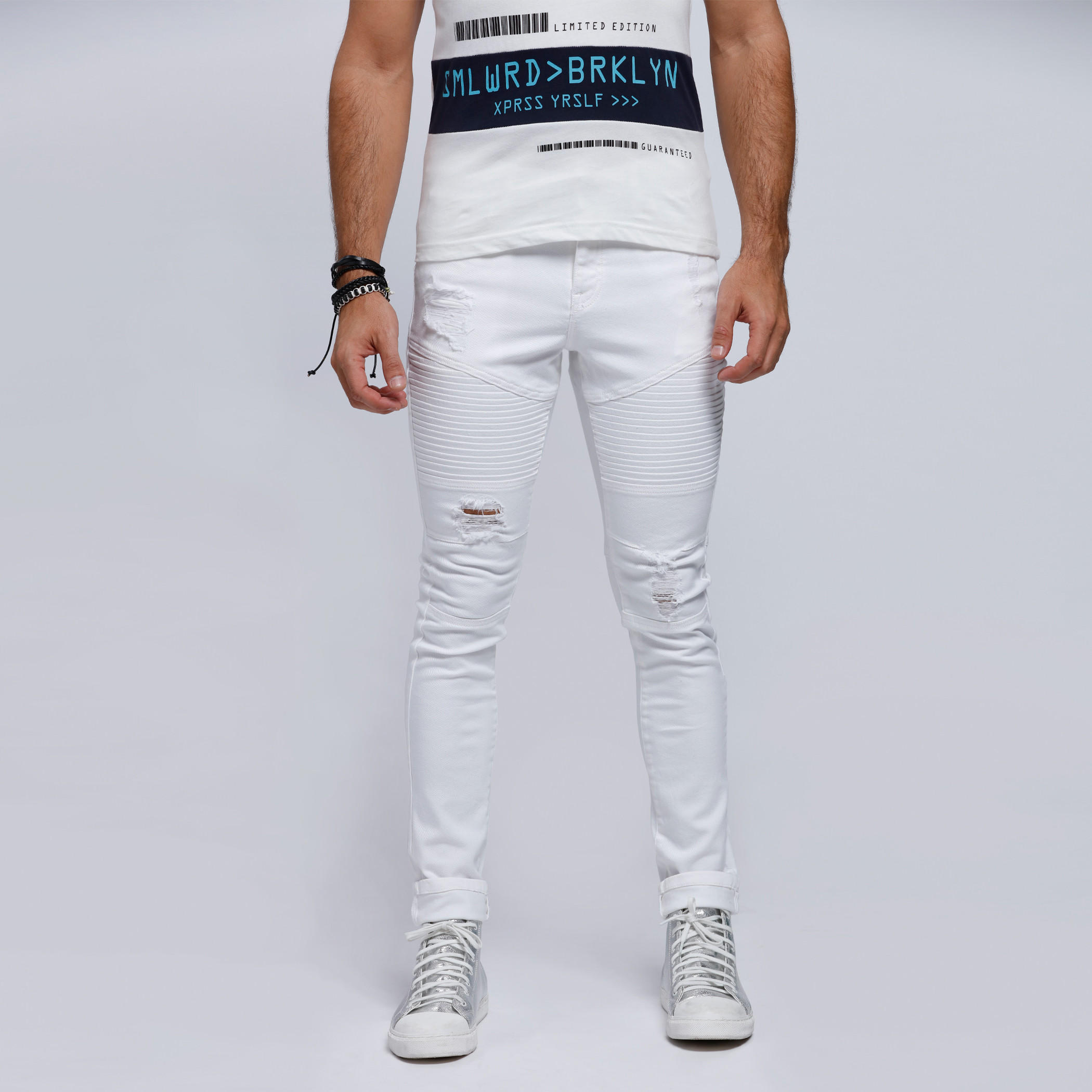 Lee Cooper Full-Length Jeans with Button Closure-men-clothing-bottoms-jeans-image-1