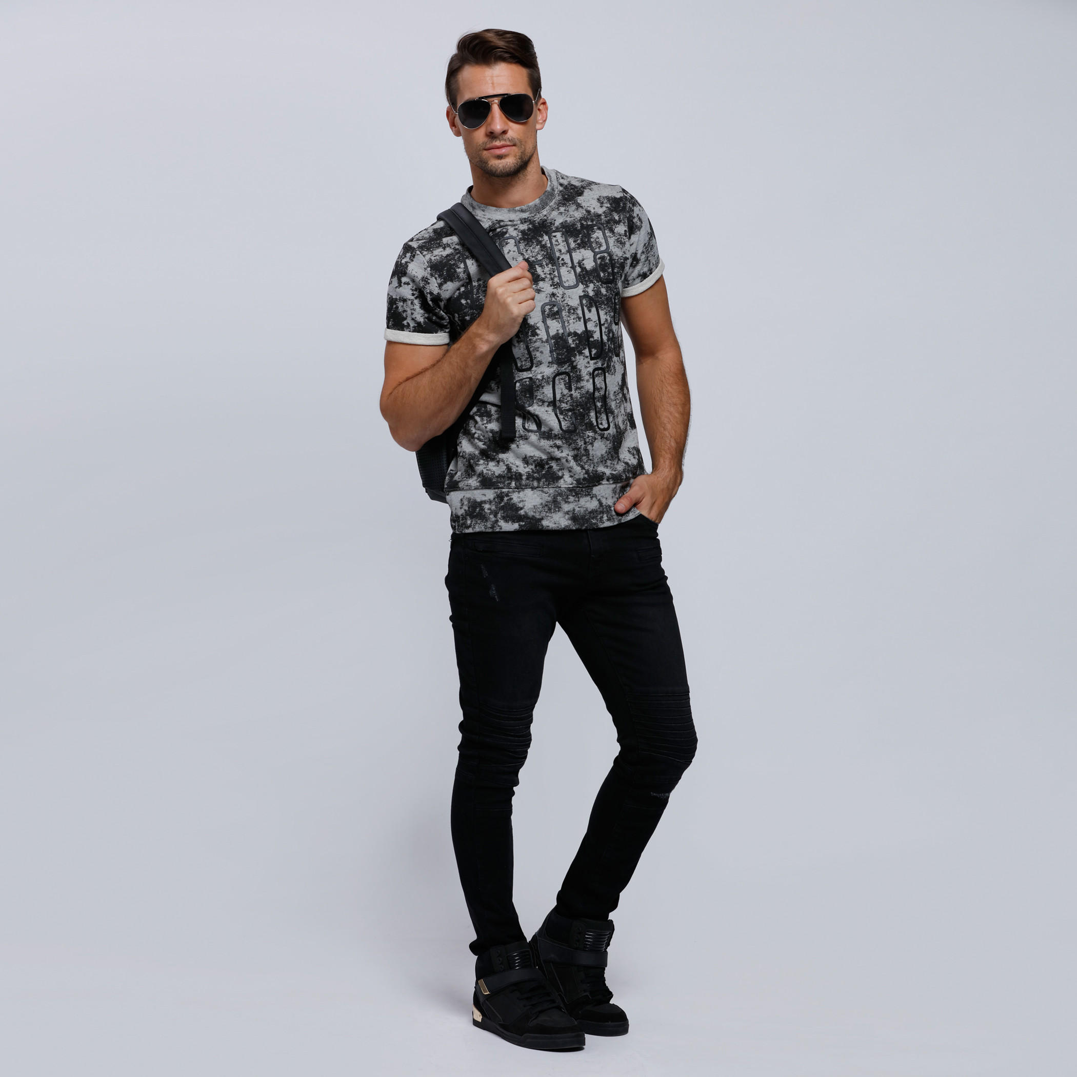 Lee Cooper Full-Length Jeans with Button Closure-men-clothing-bottoms-jeans-image-1