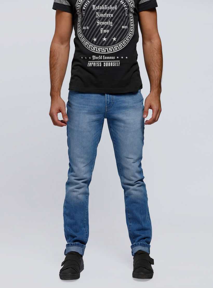 Full Length Jeans with Button Closure-men-clothing-bottoms-jeans-image-1