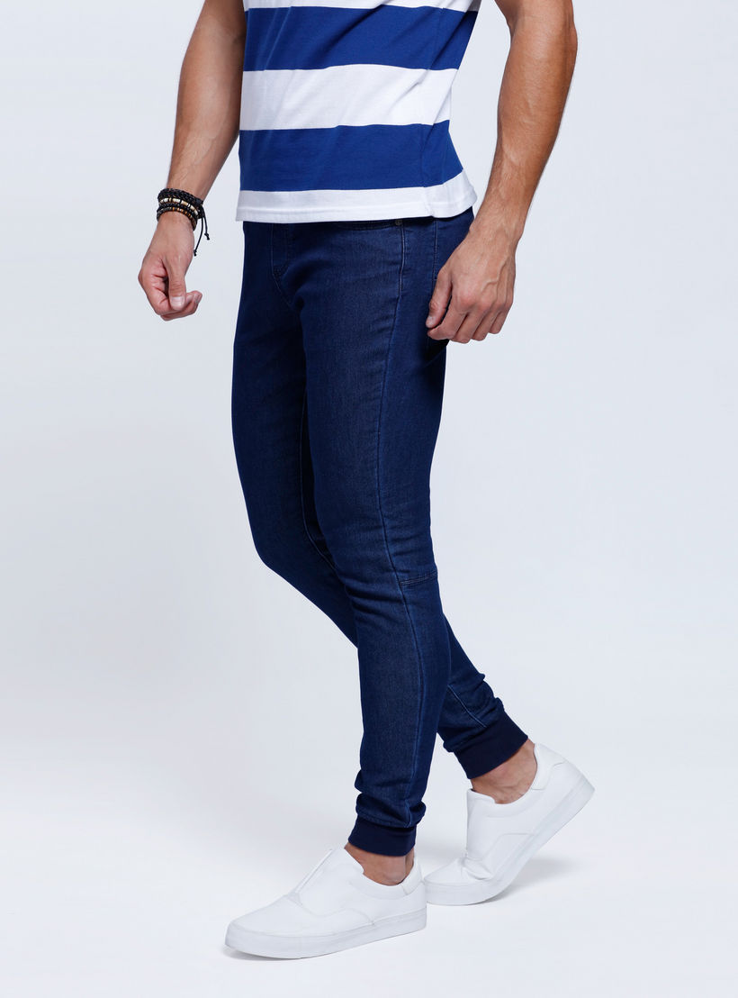 Lee Cooper Full Length Pants with Snug Fitted Cuffs-men-clothing-bottoms-jeans-image-3