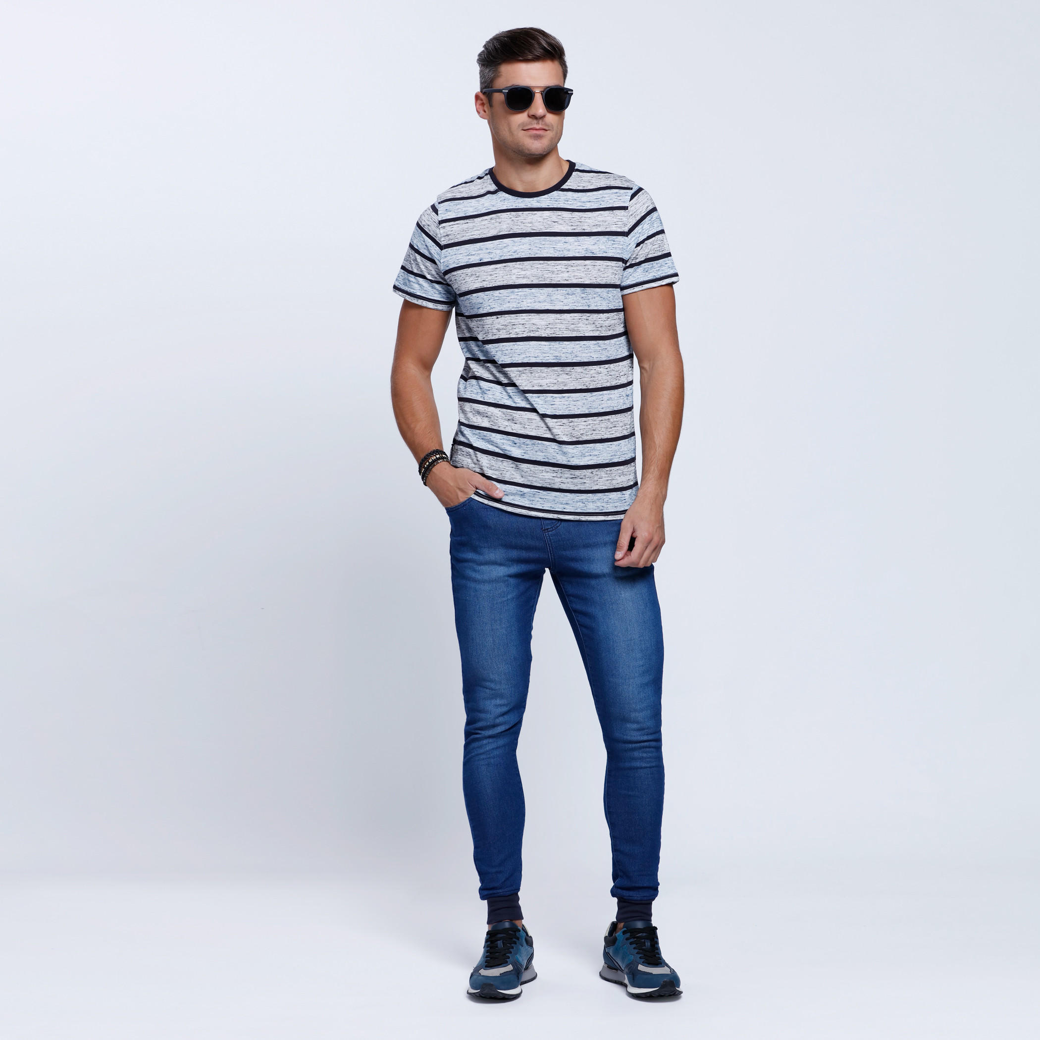 Lee Cooper Full Length Pants with Snug Fitted Cuffs-men-clothing-bottoms-jeans-image-1