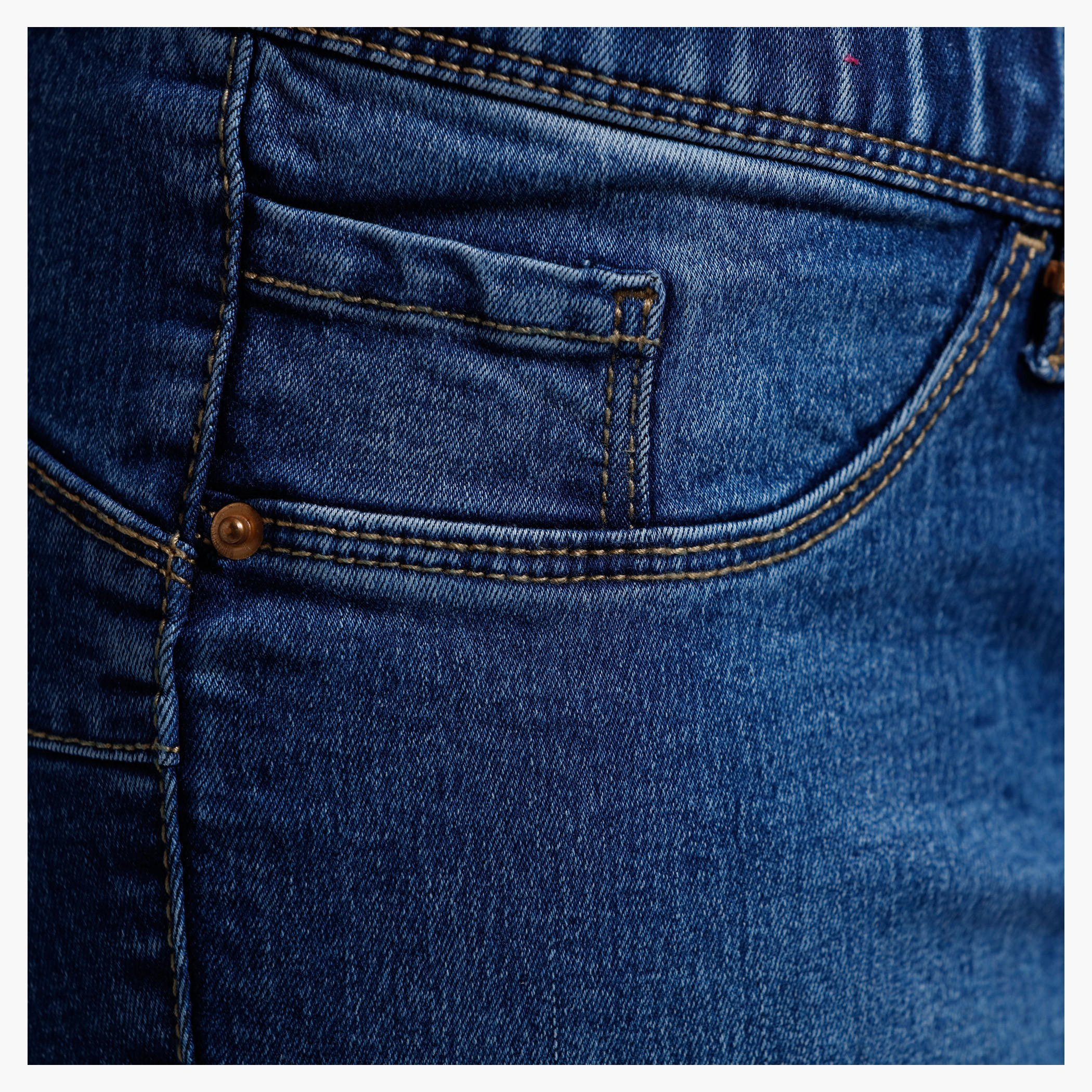 Lee Cooper Push Up Jeggings with Elasticised Waistband -women-clothing-bottoms-jeans-image-4