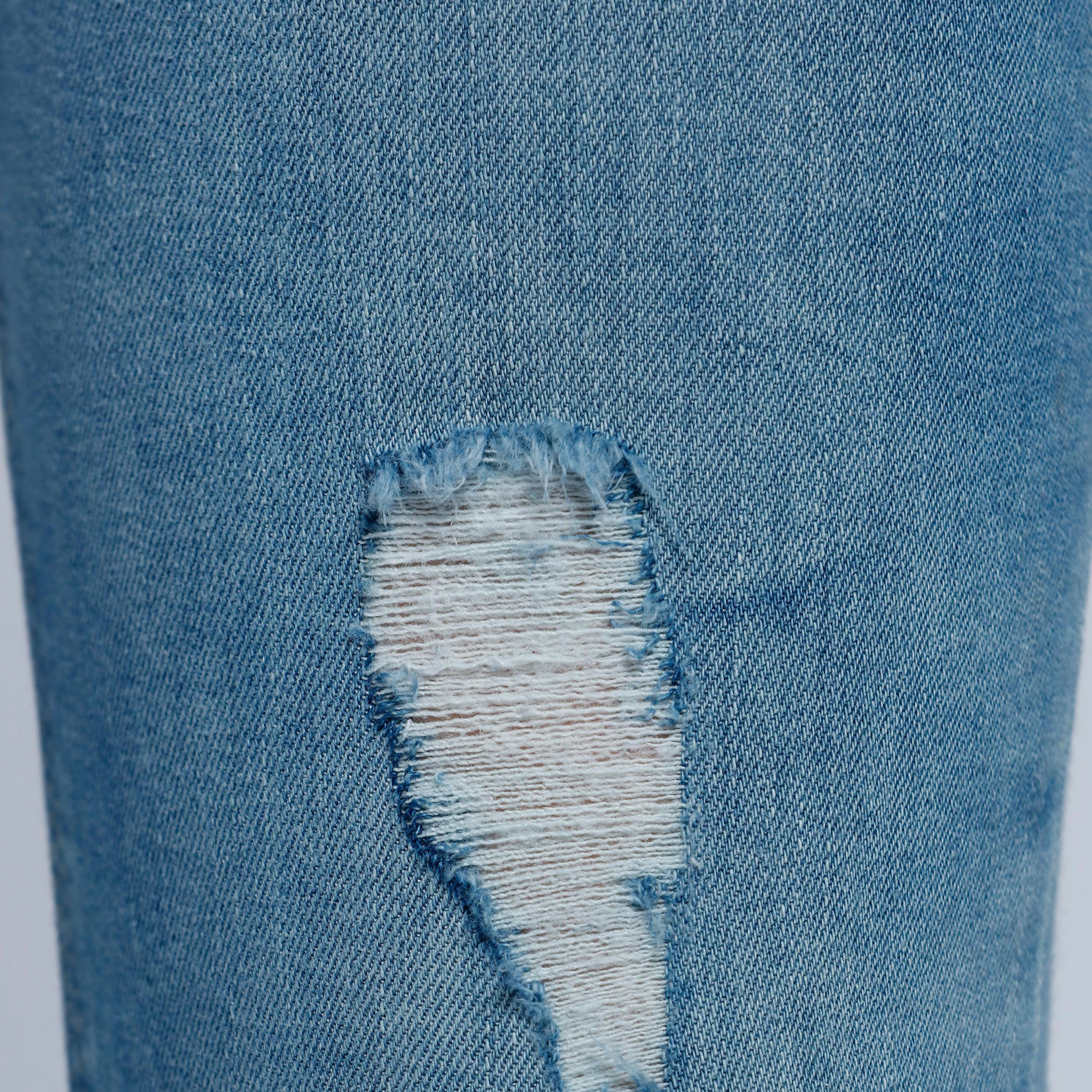 High Waist Jeans with Stone Wash and Distressed Pattern-women-clothing-bottoms-jeans-image-4