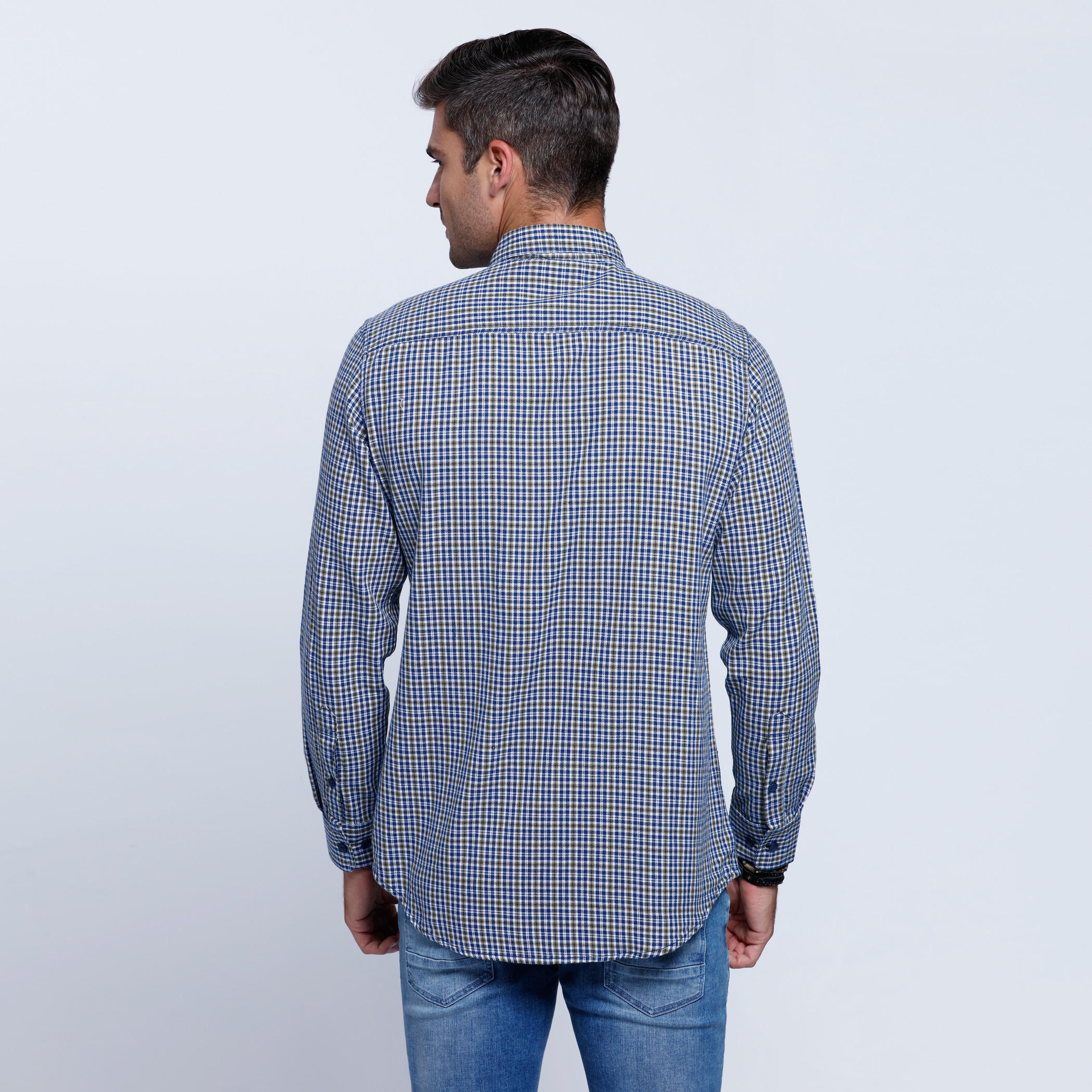 Lee Cooper Chequered Long Sleeves Shirt-men-clothing-shirts-image-2