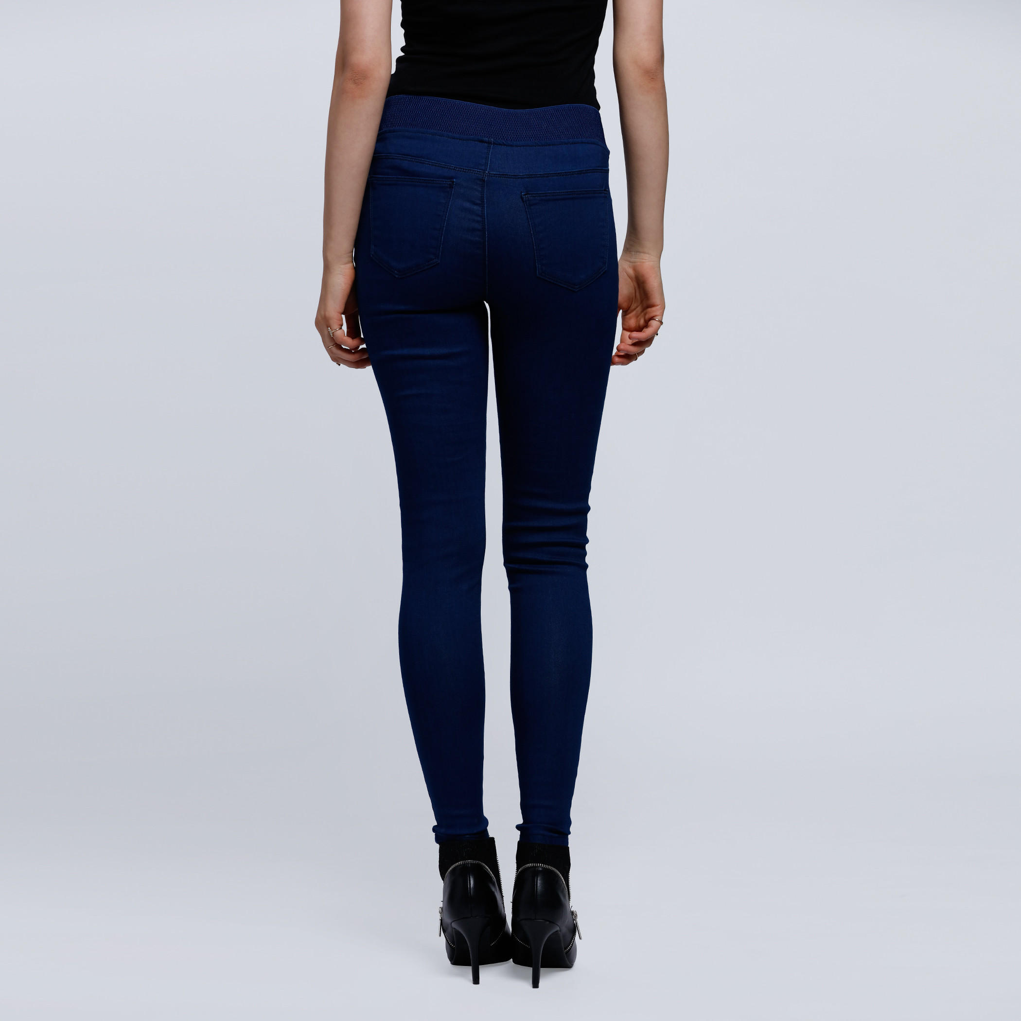 Lee Cooper Jeggings with Elasticised Waistband-women-clothing-bottoms-leggings-image-4