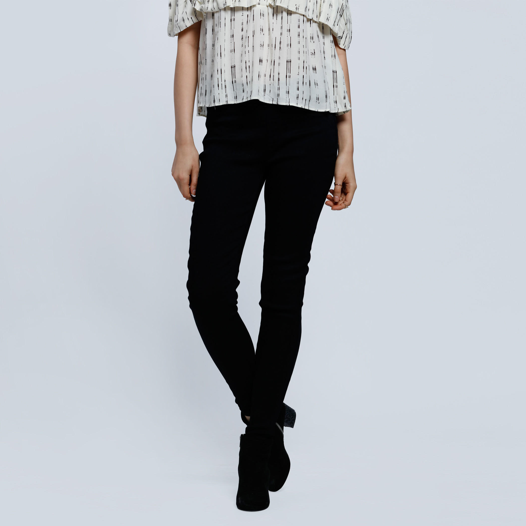 Lee Cooper Full Length Jeggings with Elasticised Waistband-women-clothing-bottoms-leggings-image-1