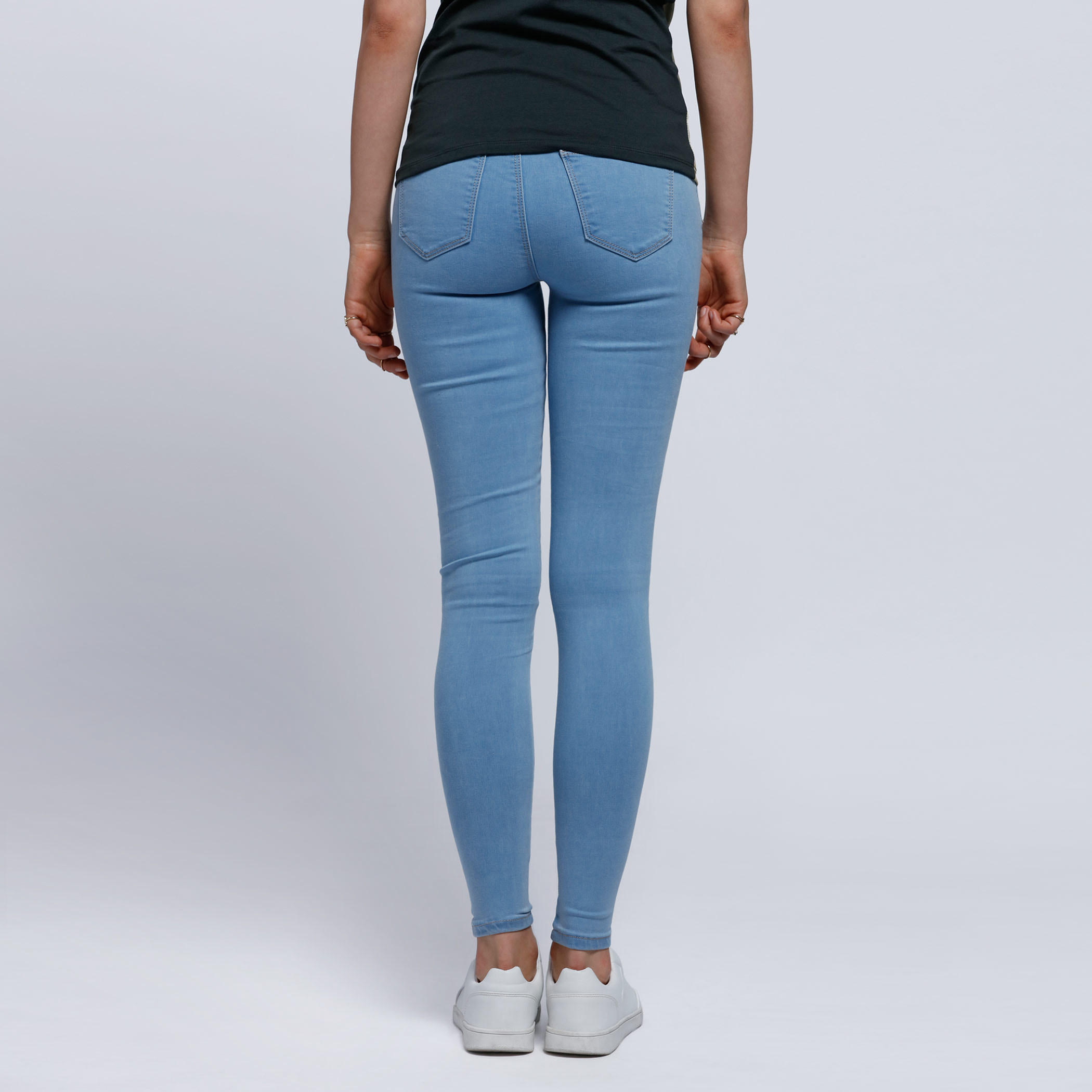 Lee Cooper Jeggings with Elasticised Waistband-women-clothing-bottoms-leggings-image-2