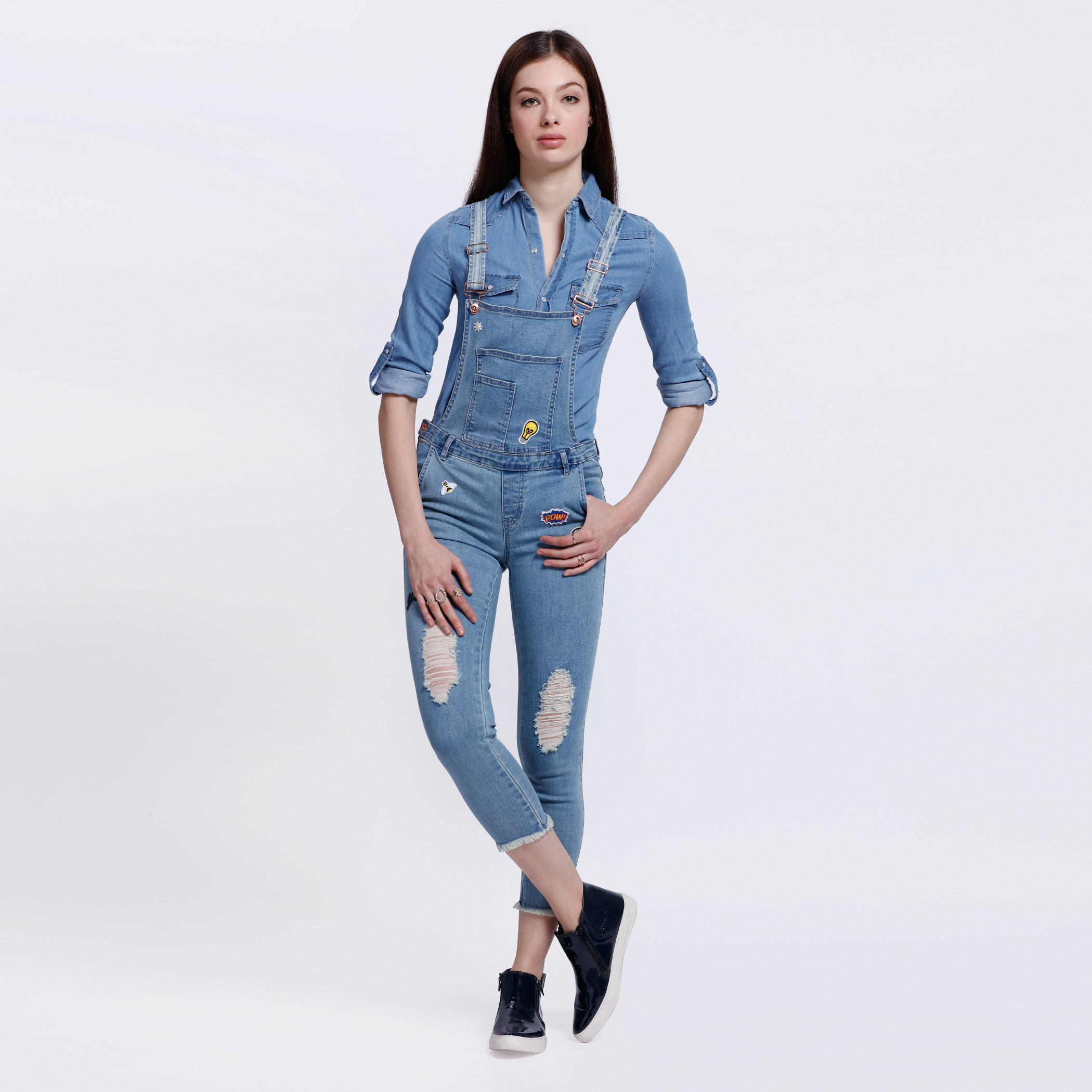 Applique Denim Dungaree-women-clothing-jumpsuits-image-5