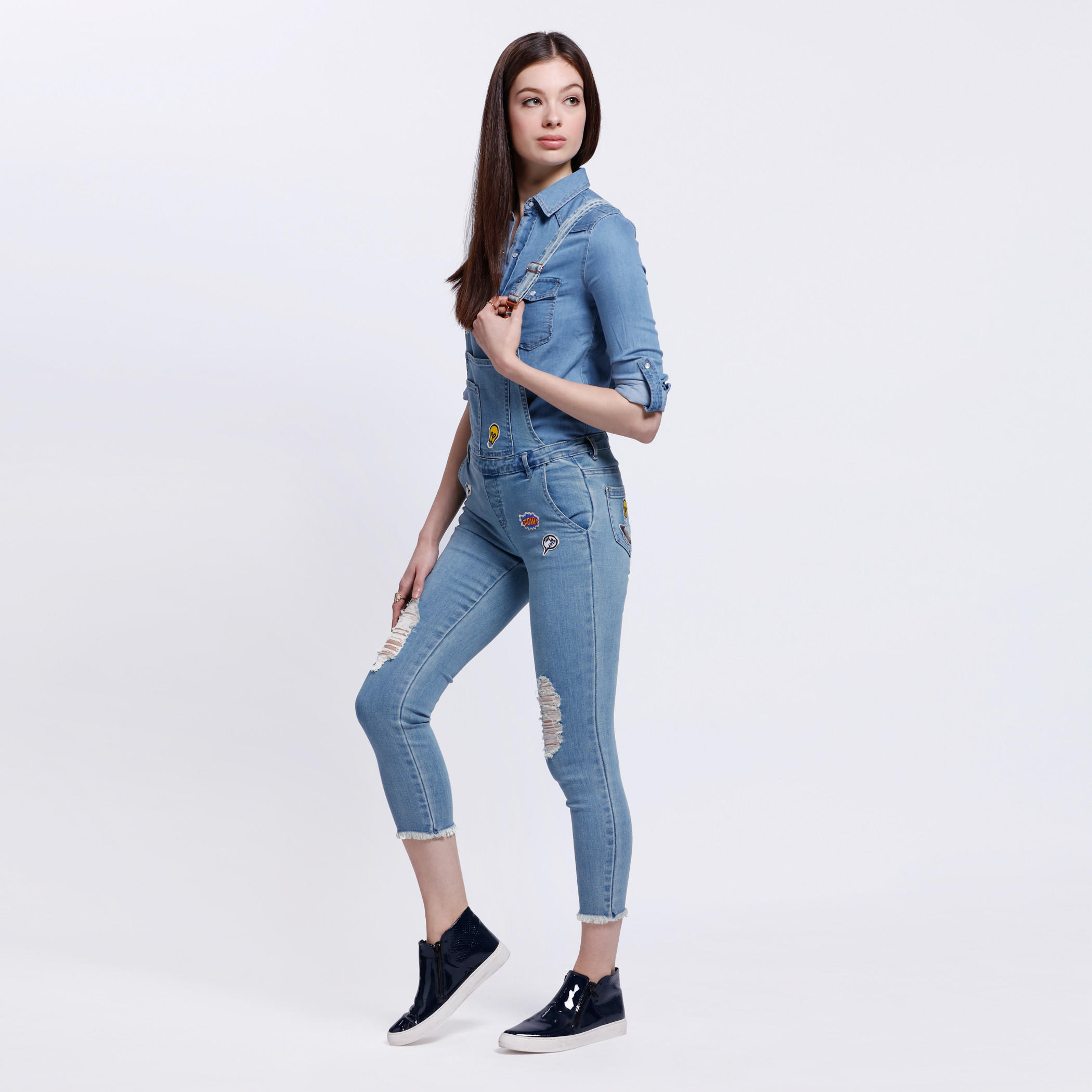 Applique Denim Dungaree-women-clothing-jumpsuits-image-3