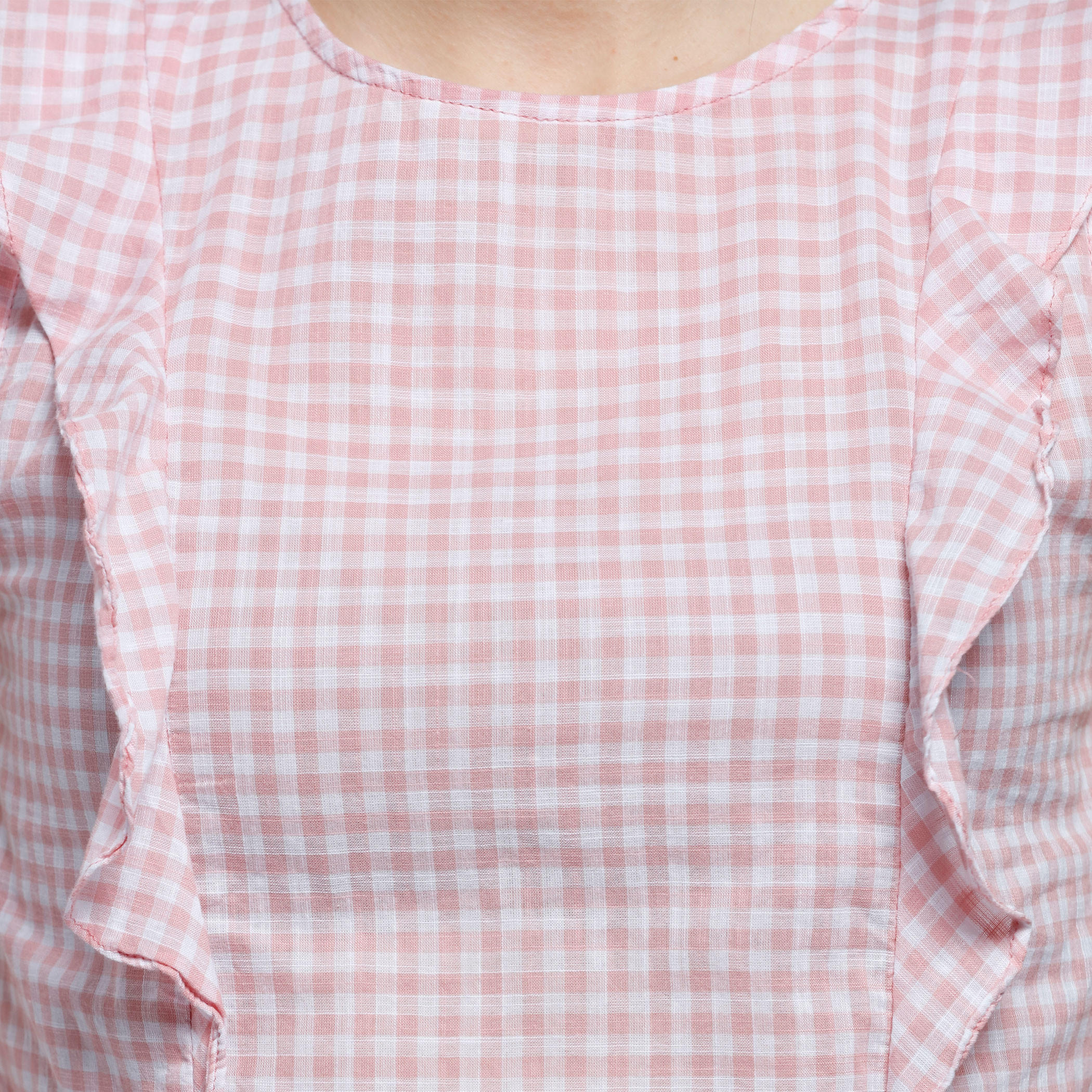 Chequered Sleeveless Frill Top-women-clothing-shirtsandblouses-blouses-image-7