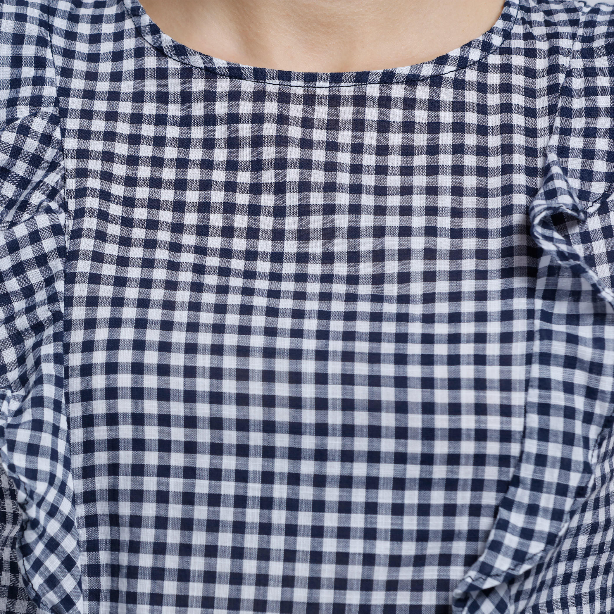 Chequered Sleeveless Frill Top-women-clothing-shirtsandblouses-blouses-image-2