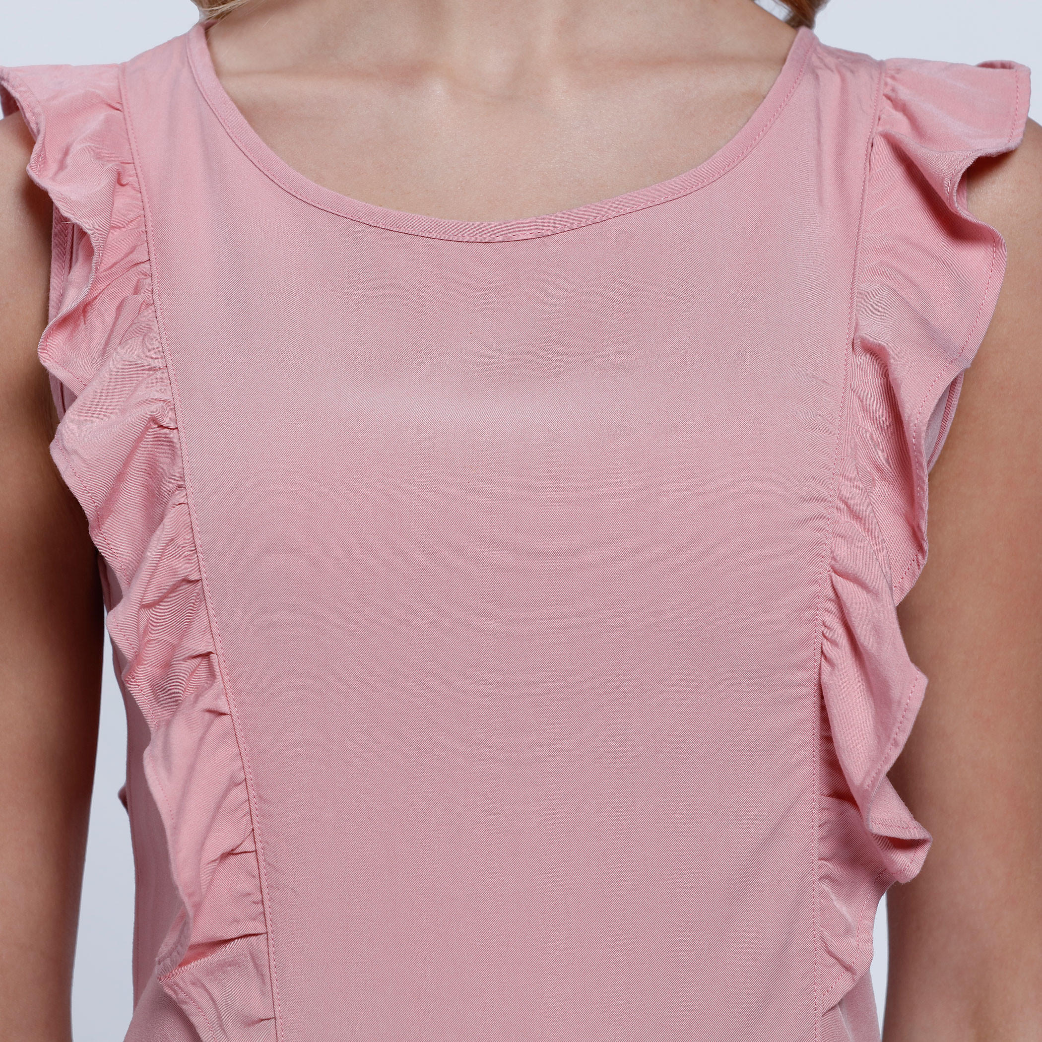 Lee Cooper A-Line Dress with Frills-women-clothing-dresses-image-4