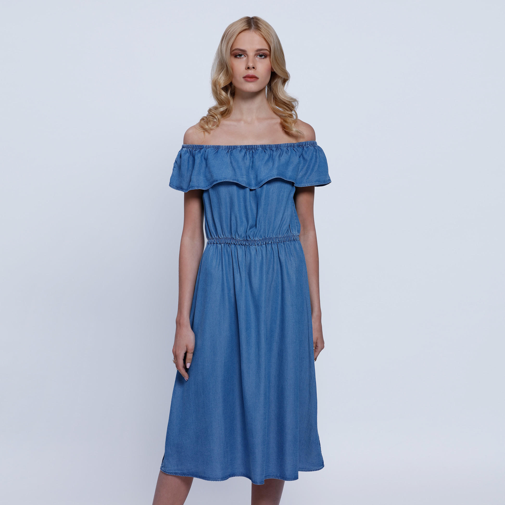Lee Cooper Off Shoulder Dress-women-clothing-dresses-image-1