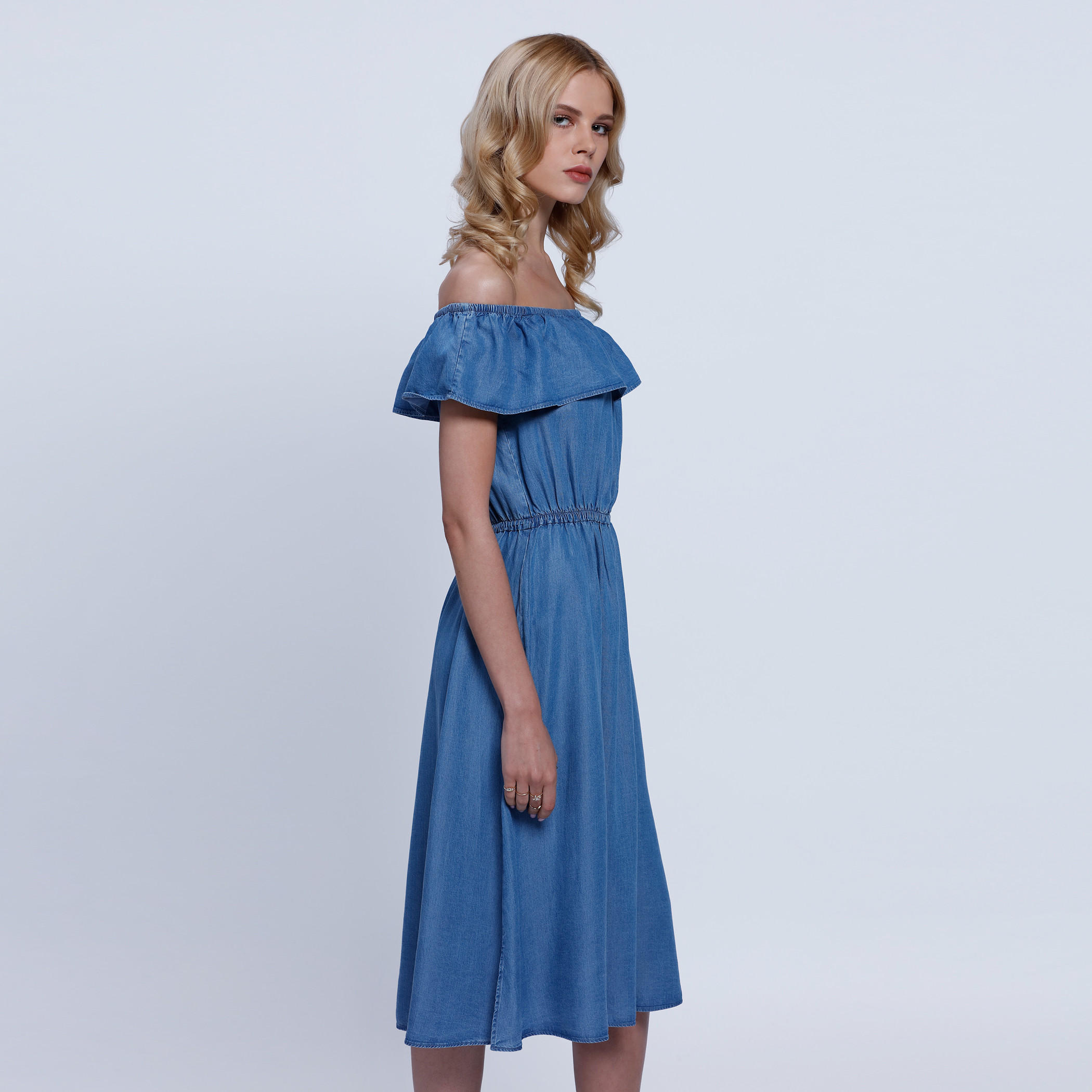 Lee Cooper Off Shoulder Dress-women-clothing-dresses-image-3