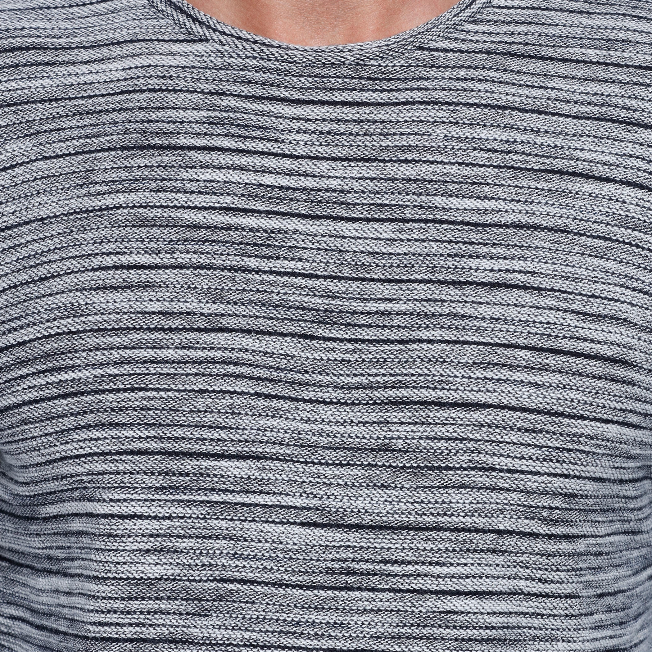 Lee Cooper Textured T-Shirt with Crew Neck and Long Sleeves-men-clothing-tshirtsandpolos-tshirts-image-4