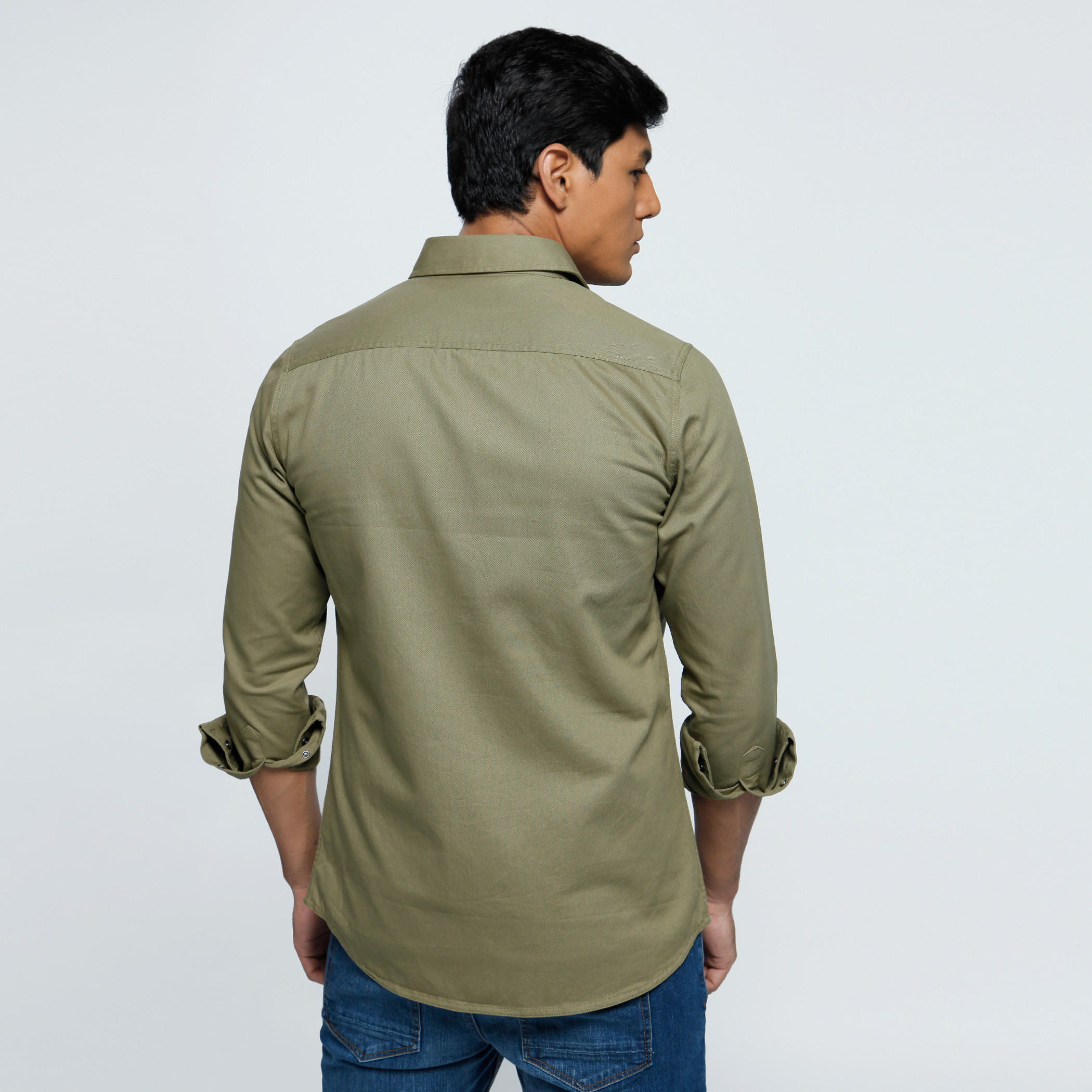 Lee Cooper Long Sleeves Shirt with Flap Pockets-men-clothing-shirts-image-4