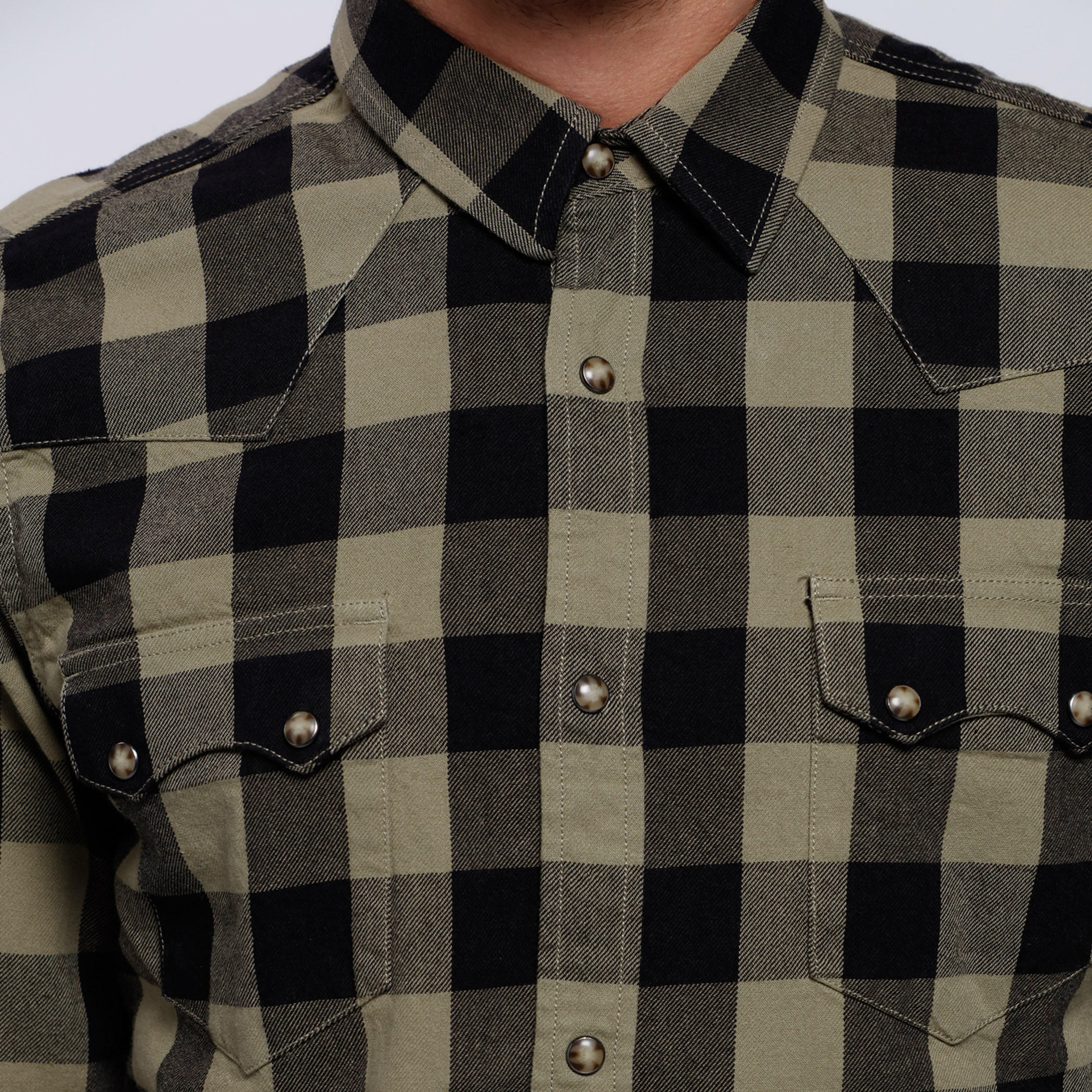 Lee Cooper Chequered Long Sleeves Shirt-men-clothing-shirts-image-4