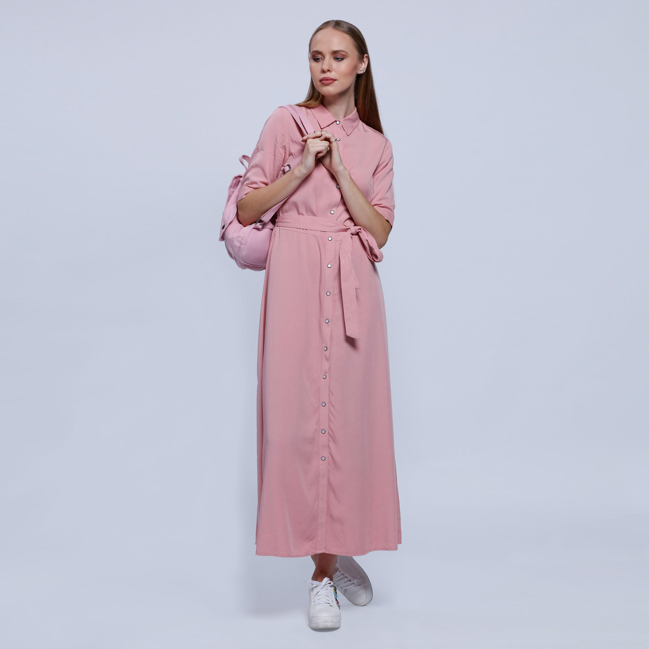 Lee Cooper Maxi Shirt Dress-women-clothing-dresses-image-1