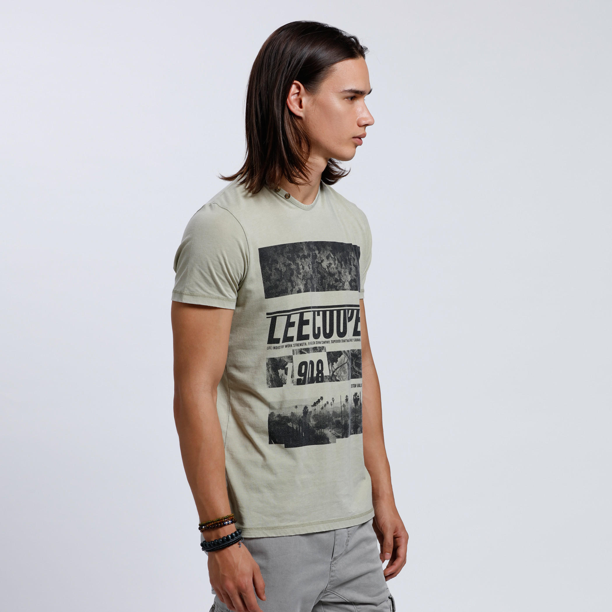 Lee Cooper Printed T-Shirt with Short Sleeves-men-clothing-tshirtsandpolos-tshirts-image-3