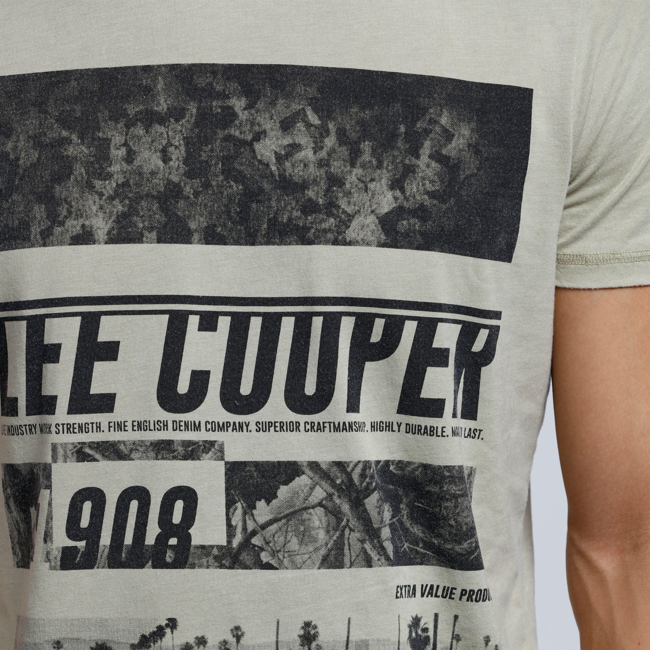 Lee Cooper Printed T-Shirt with Short Sleeves-men-clothing-tshirtsandpolos-tshirts-image-2