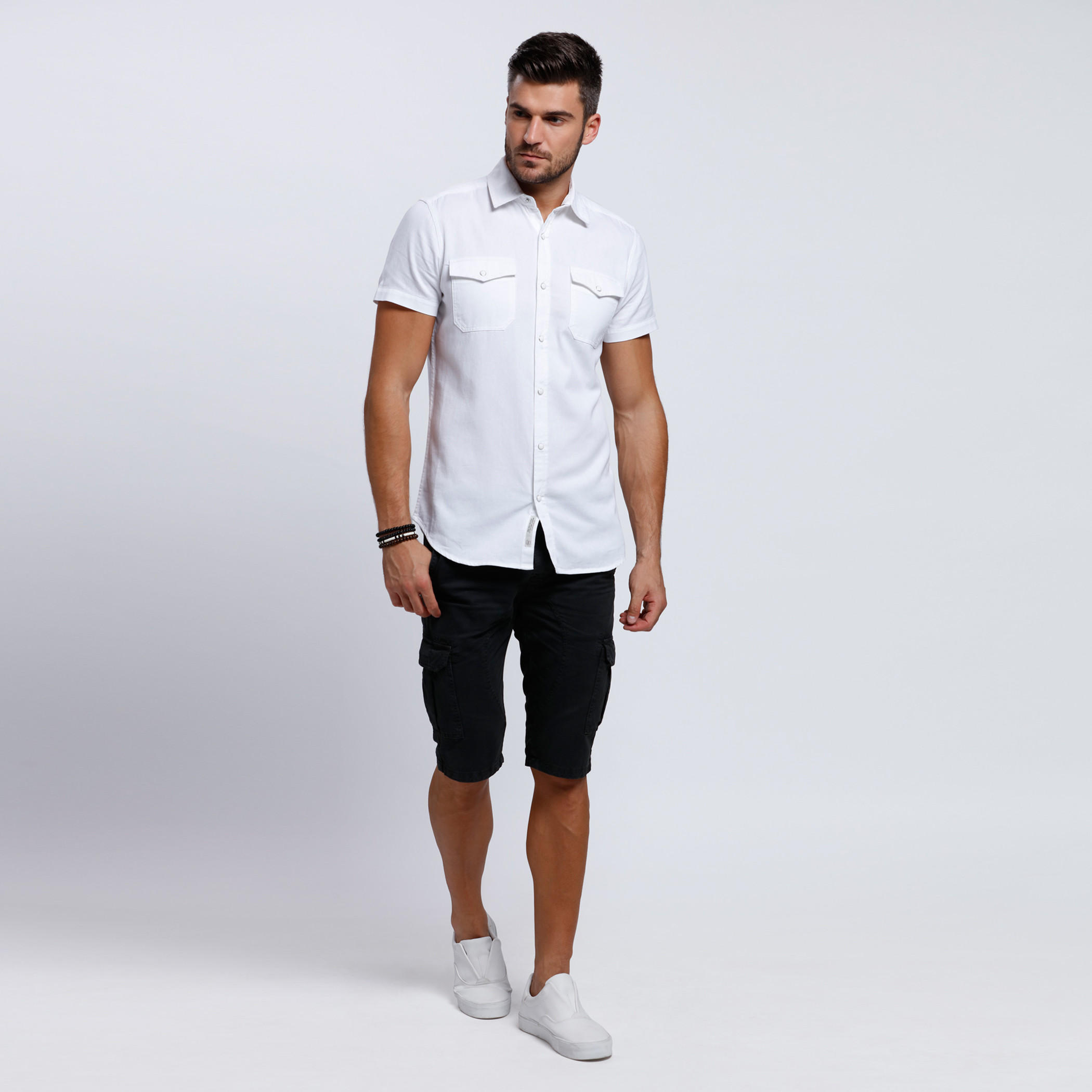 Lee Cooper Shirt with Short Sleeves-men-clothing-shirts-image-5