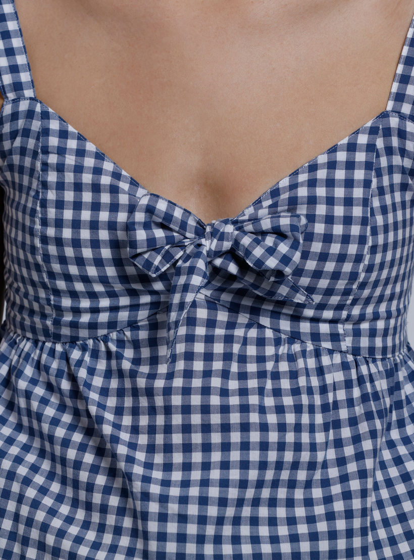 Lee Cooper Chequered Crop Top-women-clothing-shirtsandblouses-blouses-image-4