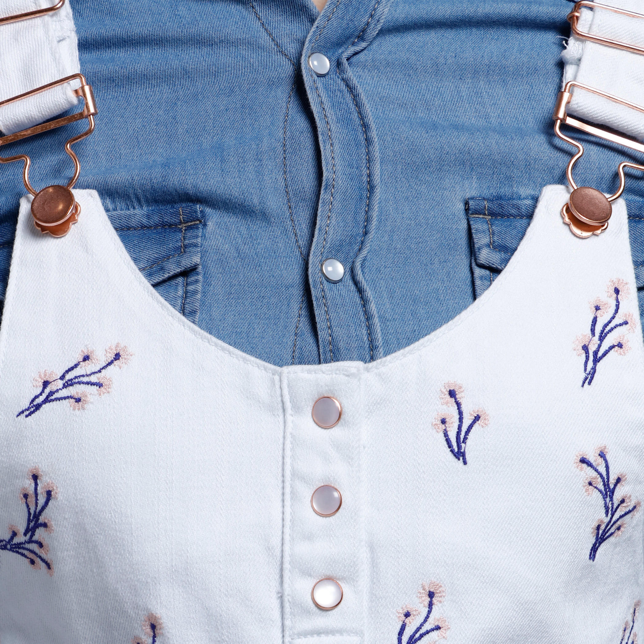 Lee Cooper Embroidered Pinafore Dress with Pocket Detail-women-clothing-dresses-image-4