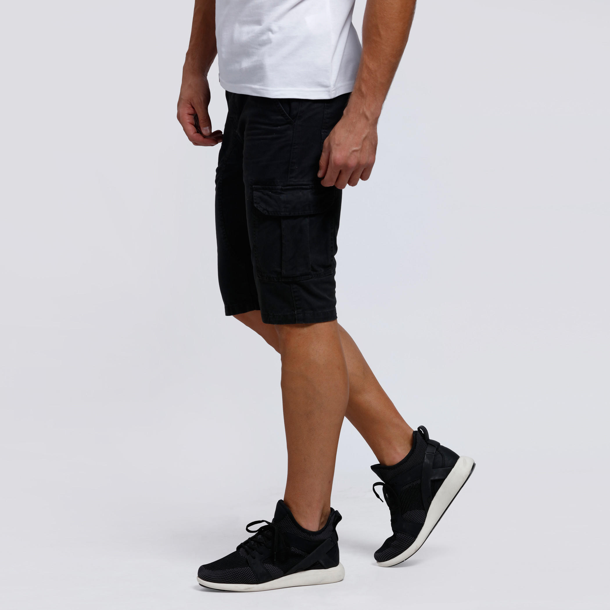 Cargo Shorts with Button Closure-men-clothing-bottoms-shorts-image-3