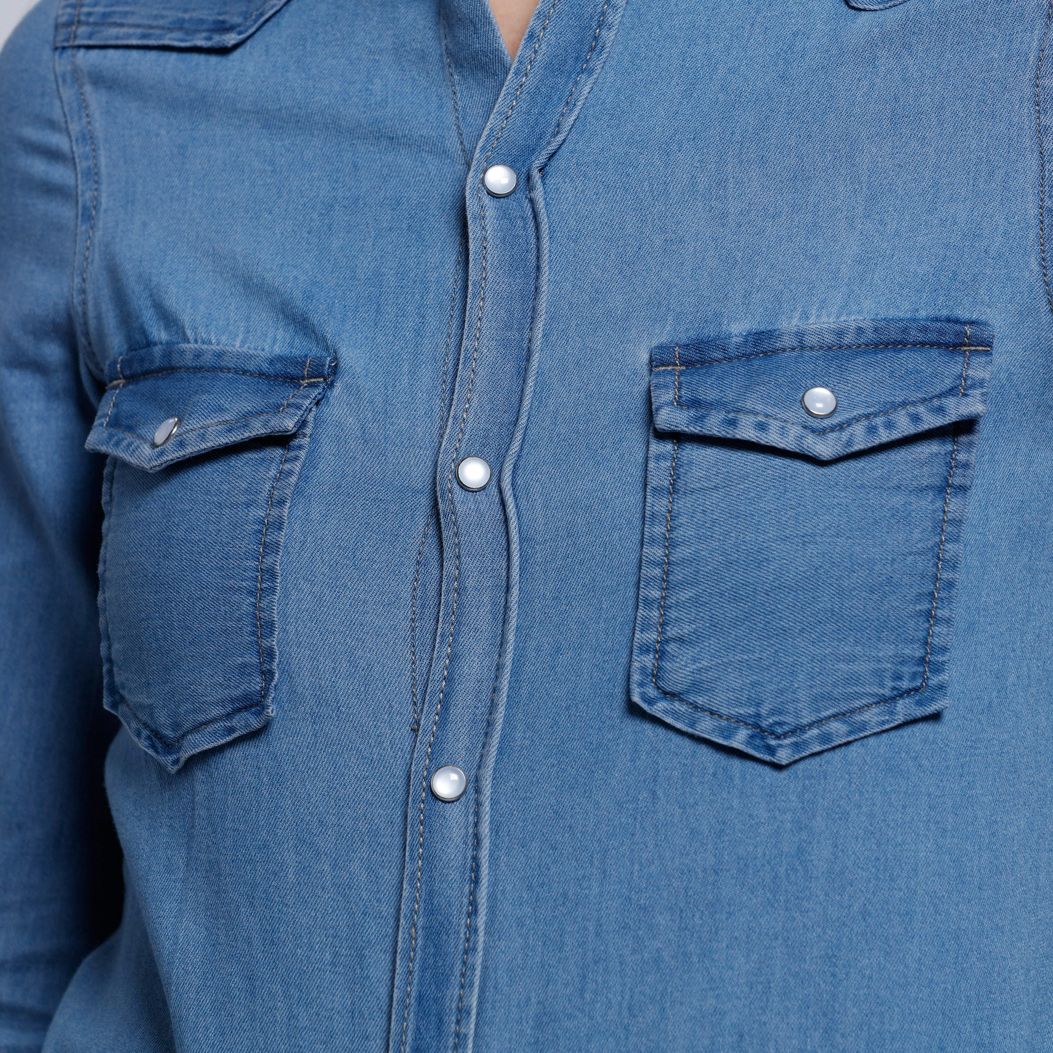 Lee Cooper Long Sleeves Shirt with Pocket Detail-women-clothing-shirtsandblouses-blouses-image-4