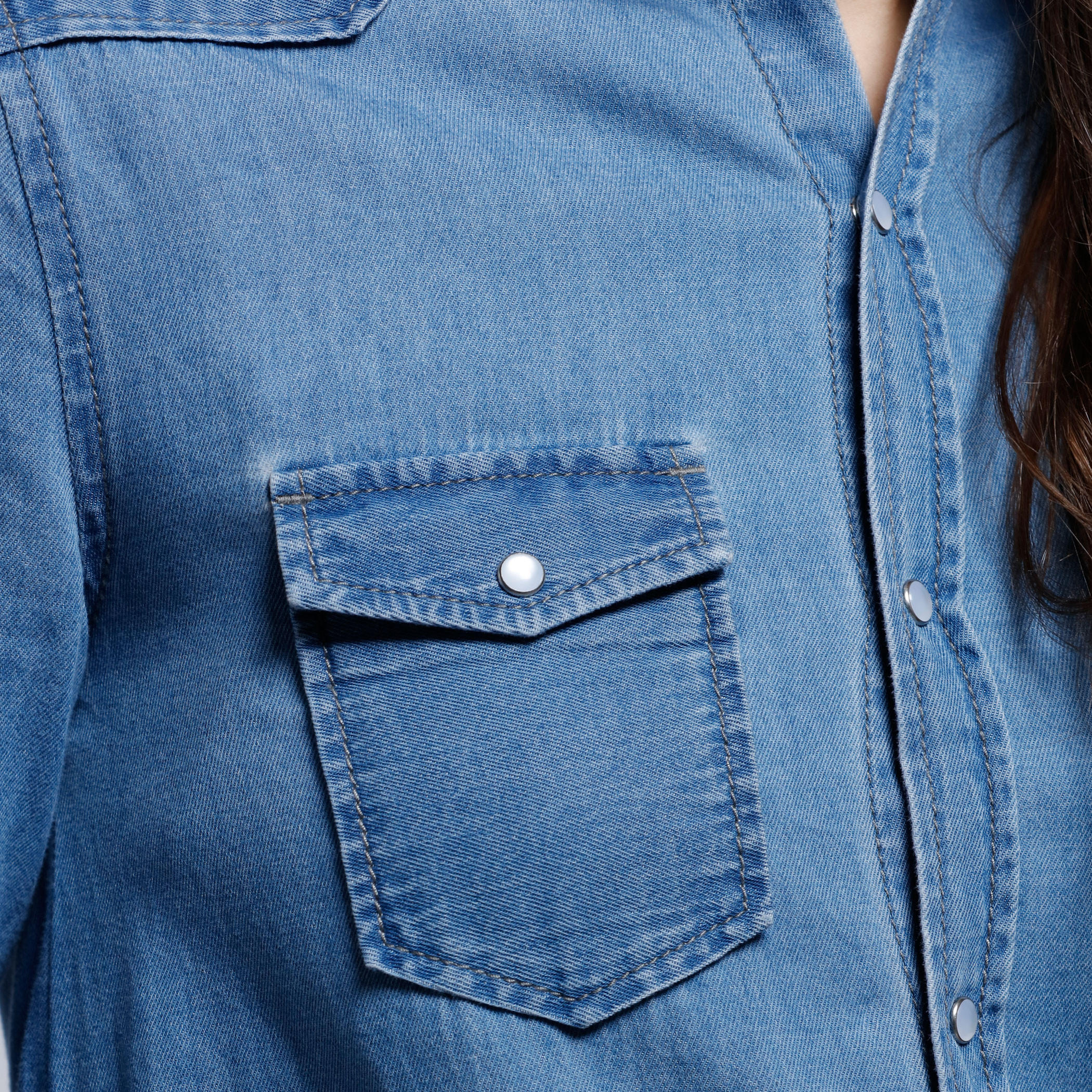 Lee Cooper Long Sleeves Shirt Dress with Complete Placket-women-clothing-dresses-image-4