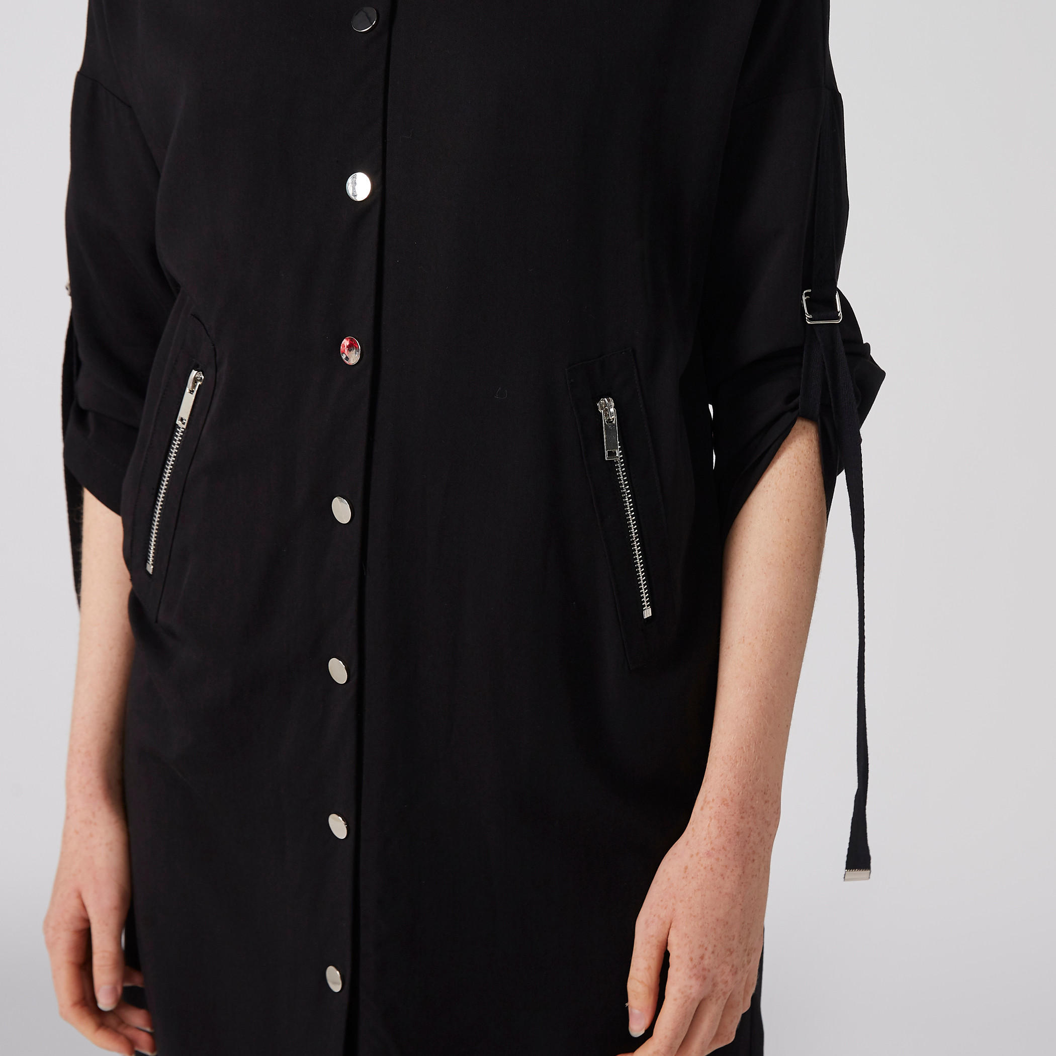 جاكيت بأكمام طويلة وزر إغلاق من لي كوبر-women-winterwear-coatsandjackets-jackets-image-3