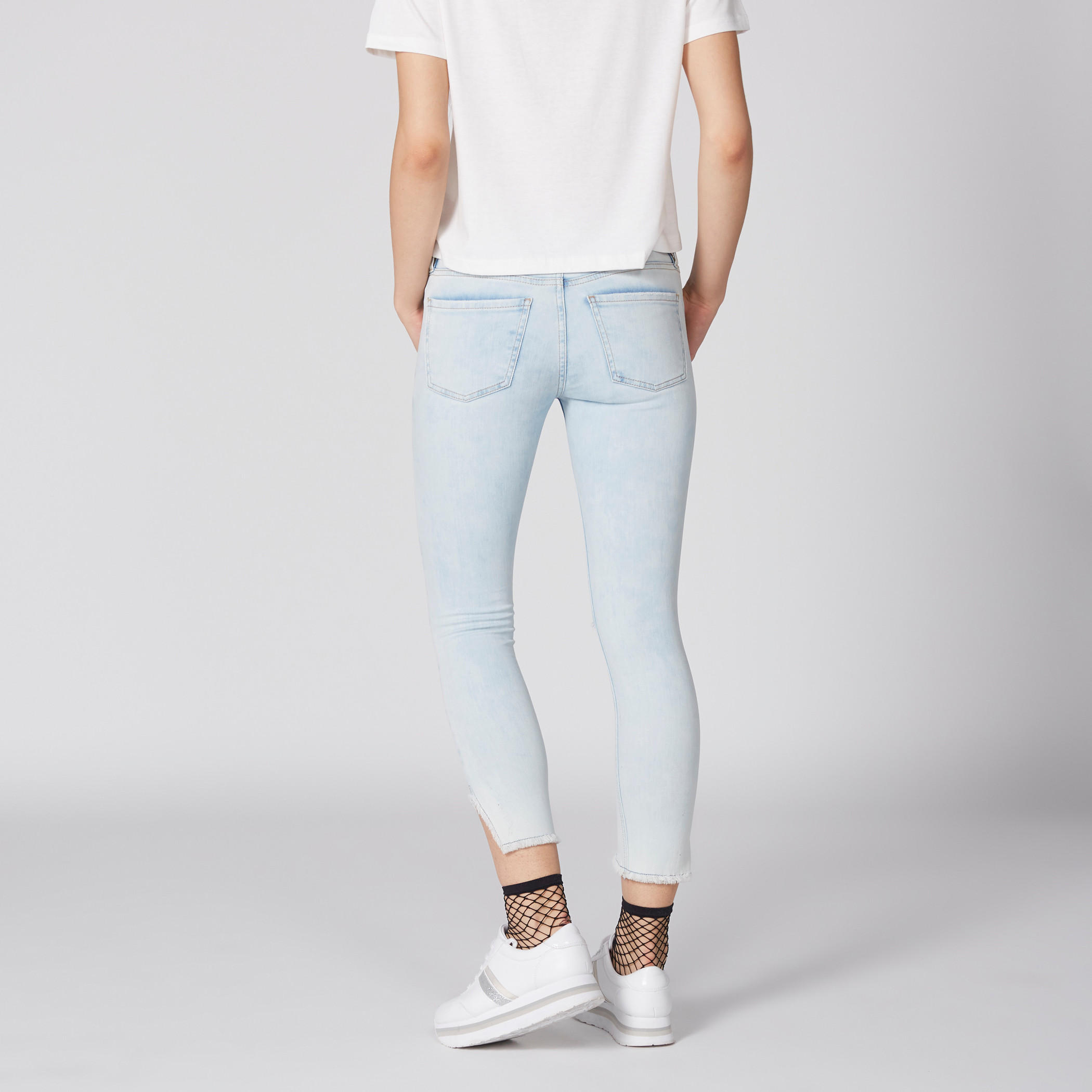 Lee Cooper Distressed Cropped Jeans with Button Closure-women-clothing-bottoms-jeans-image-2