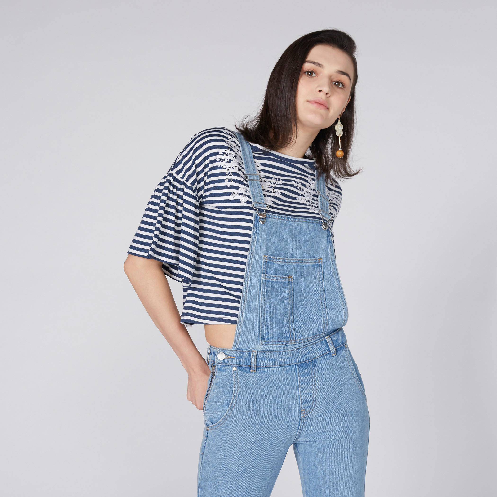 دنغري من الدينم بجيوب من لي كوبر-women-clothing-jumpsuits-image-1