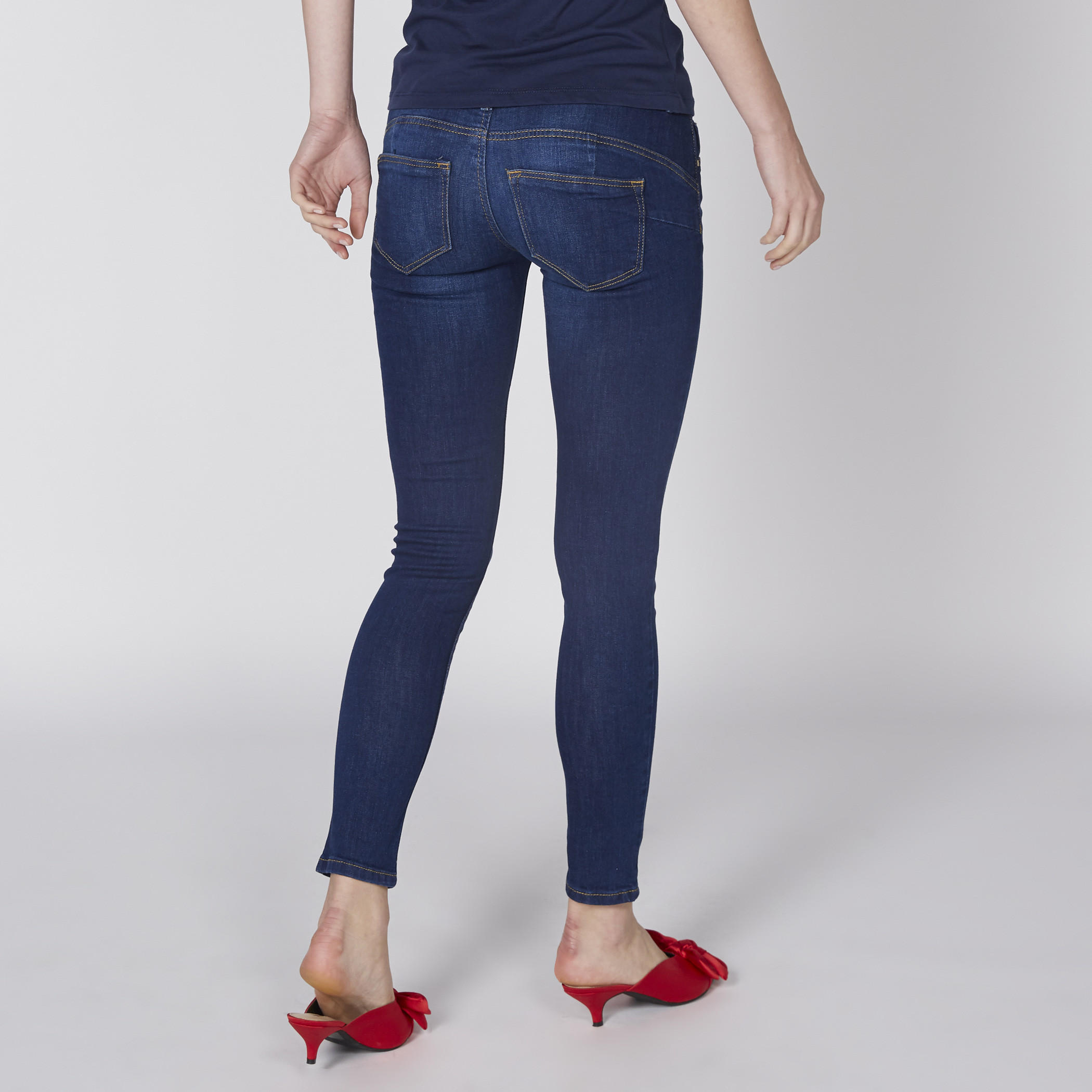 بنطال جينز طويل بزر إغلاق من لي كوبر-women-clothing-bottoms-jeans-image-5