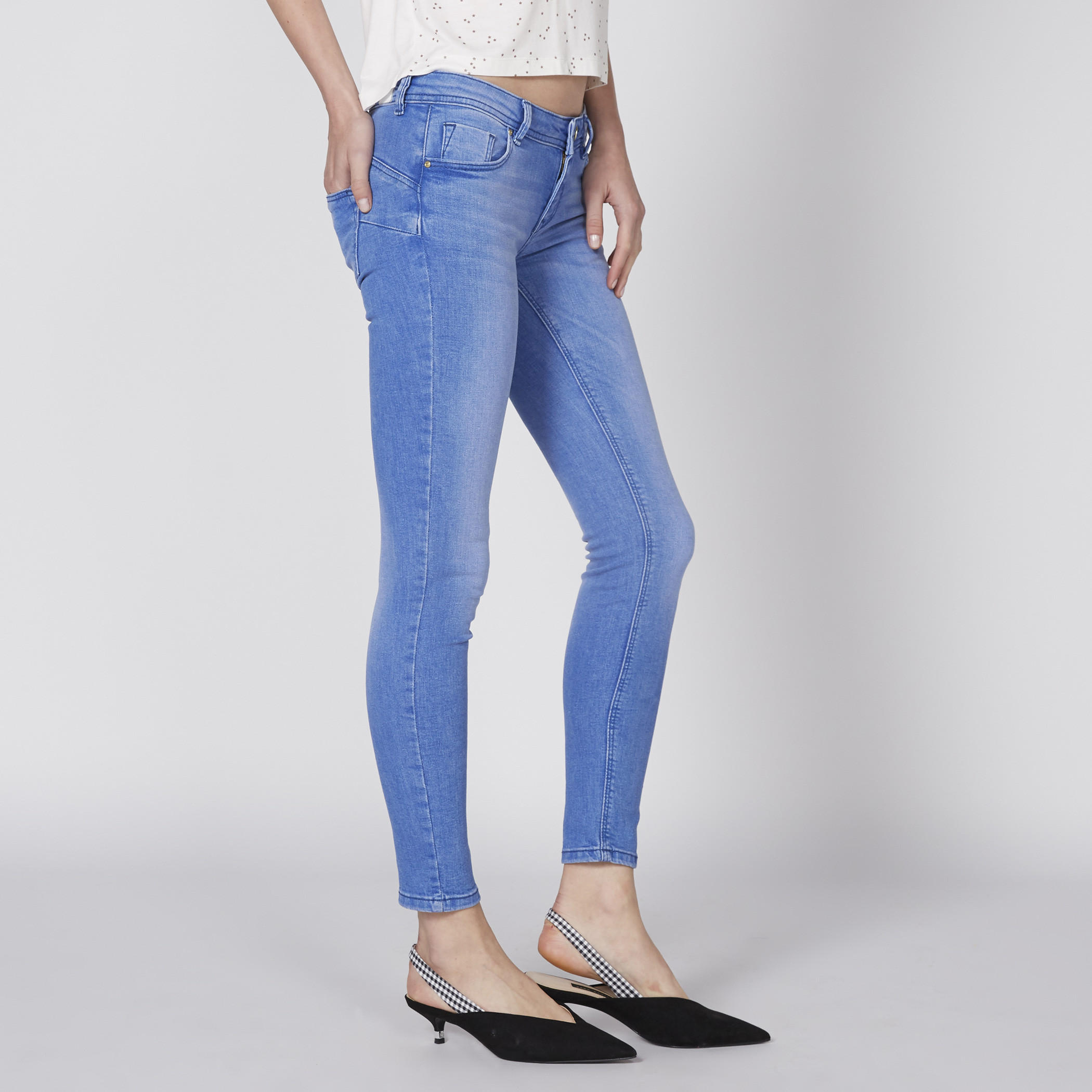 بنطال جينز طويل بزر إغلاق وجيوب من لي كوبر-women-clothing-bottoms-jeans-image-3