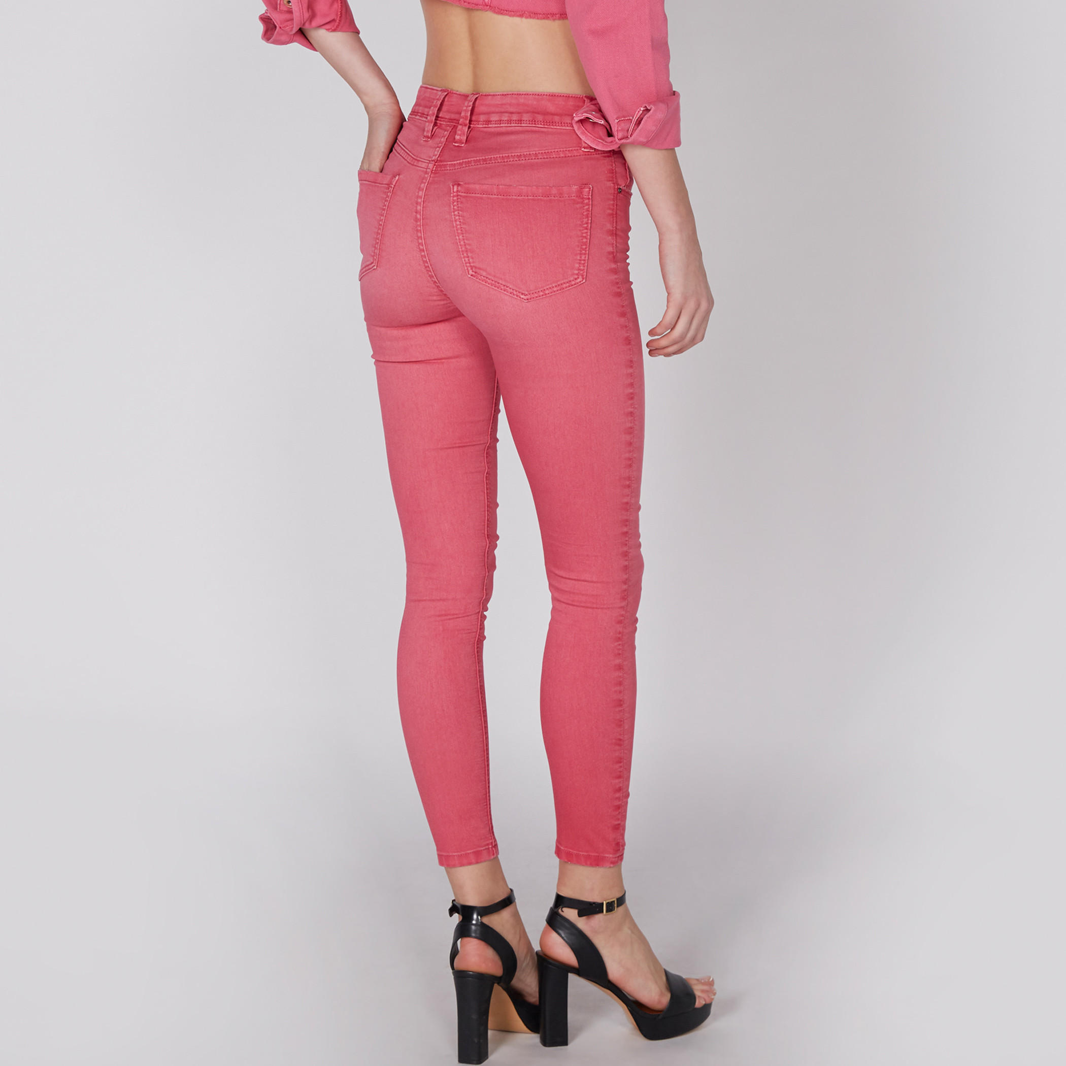 بنطال جينز طويل بجيب وزر إغلاق من لي كوبر-women-clothing-bottoms-jeans-image-5