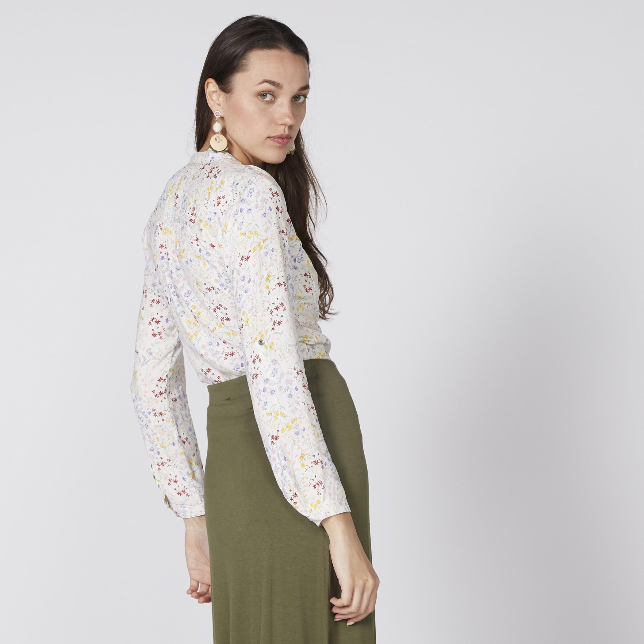 قميص بأكمام طويلة ورباط وطبعات من لي كوبر-women-clothing-shirtsandblouses-shirts-image-4