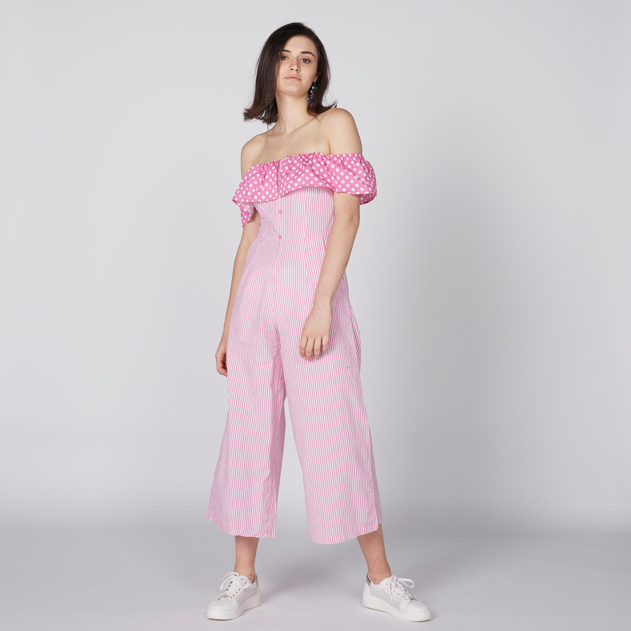 أفرول مكشوف الأكتاف بجيوب وطبعات من لي كوبر-women-clothing-jumpsuits-image-3