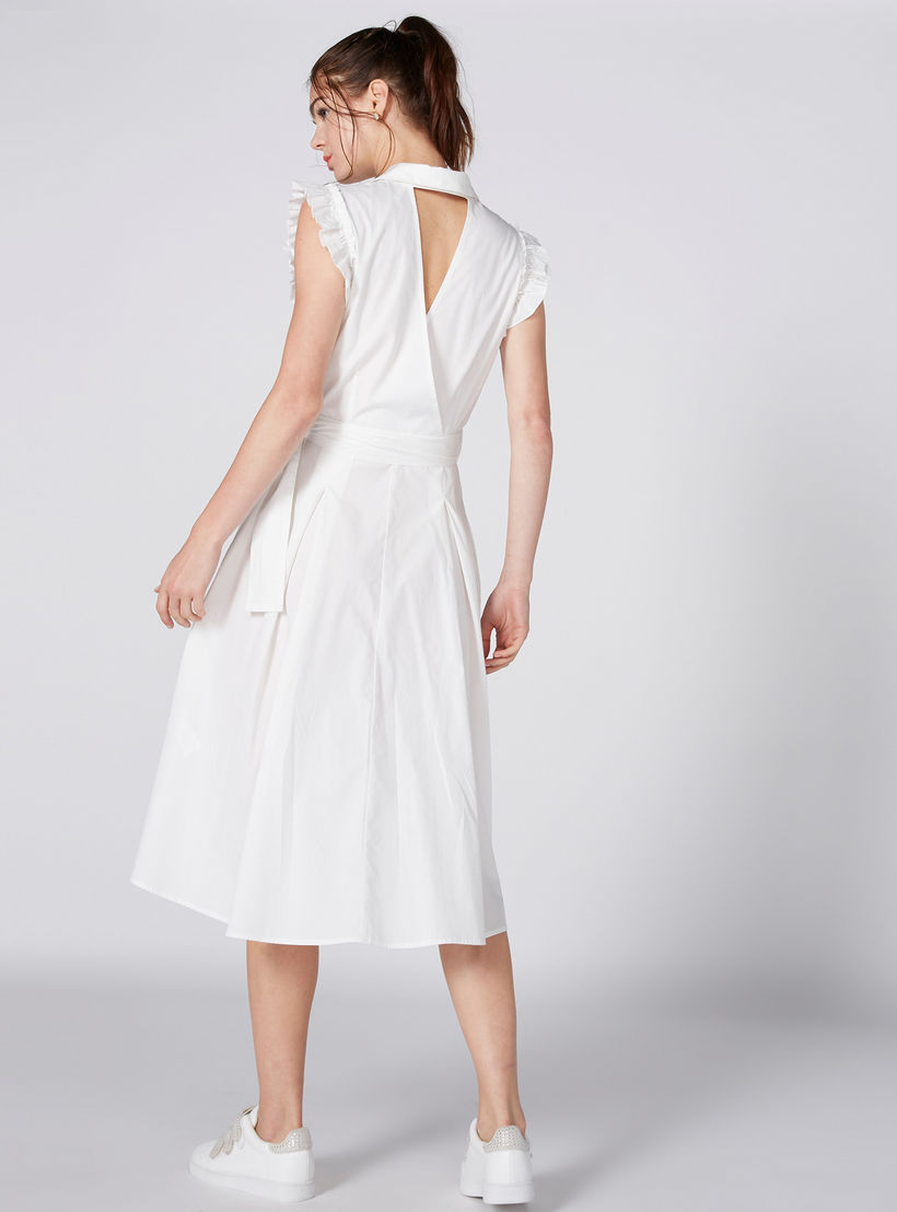فستان متوسط الطول دون أكمام من لي كوبر-women-clothing-dresses-image-2
