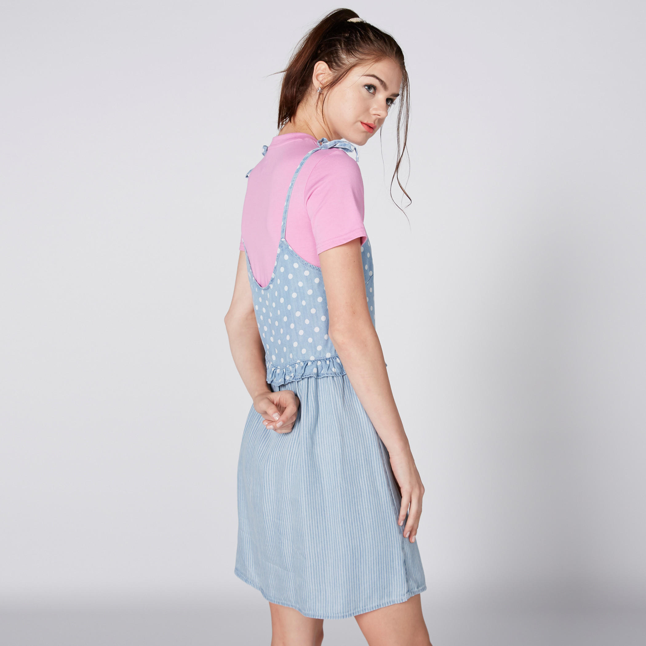 فستان برباط على الأكتاف وطبعات من لي كوبر-women-clothing-dresses-image-2