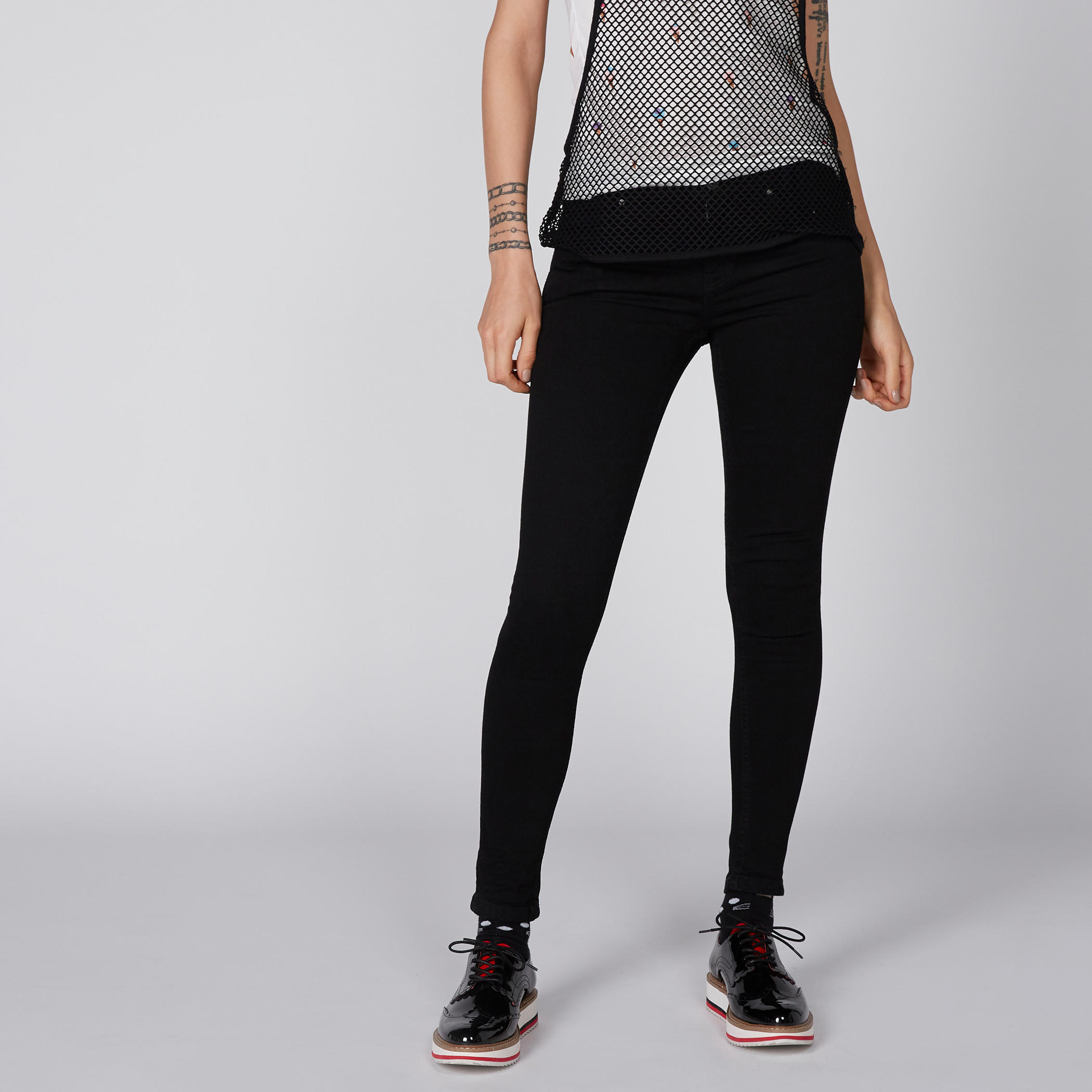 بنطال جينز طويل بجيوب من لي كوبر-women-clothing-bottoms-jeans-image-1